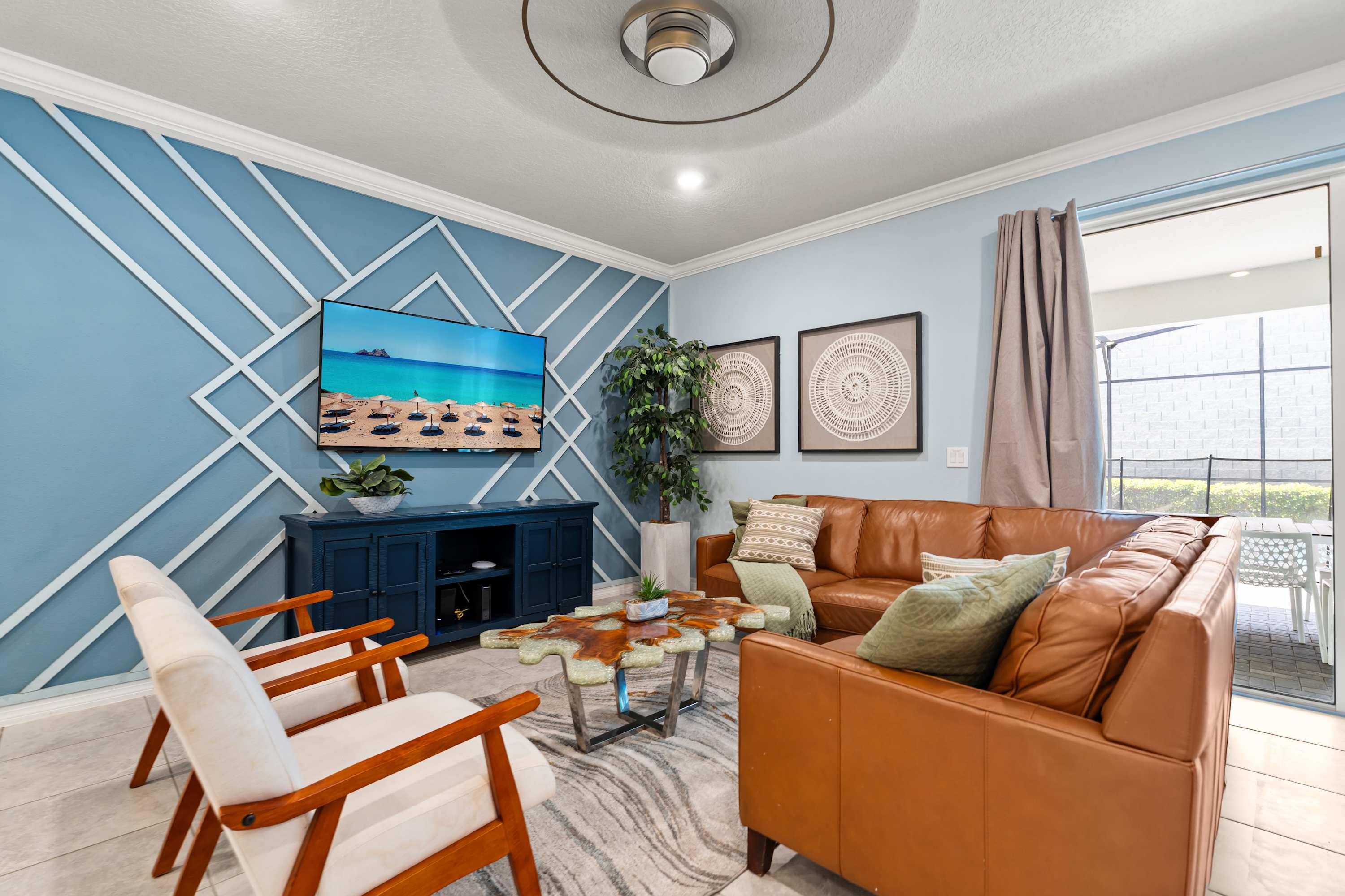 Spacious living area for relaxing, connecting, and making memories with family and friends