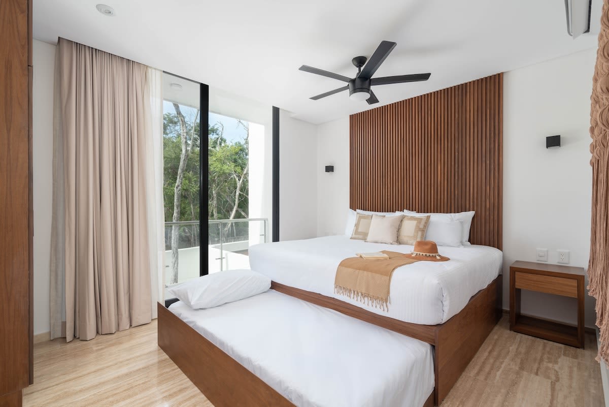 Bedrooms #3, #7, #11, and #15 are representative of the same layout and design across the four villas. While décor details may vary slightly, all rooms are very similar—this image is provided as a reference.