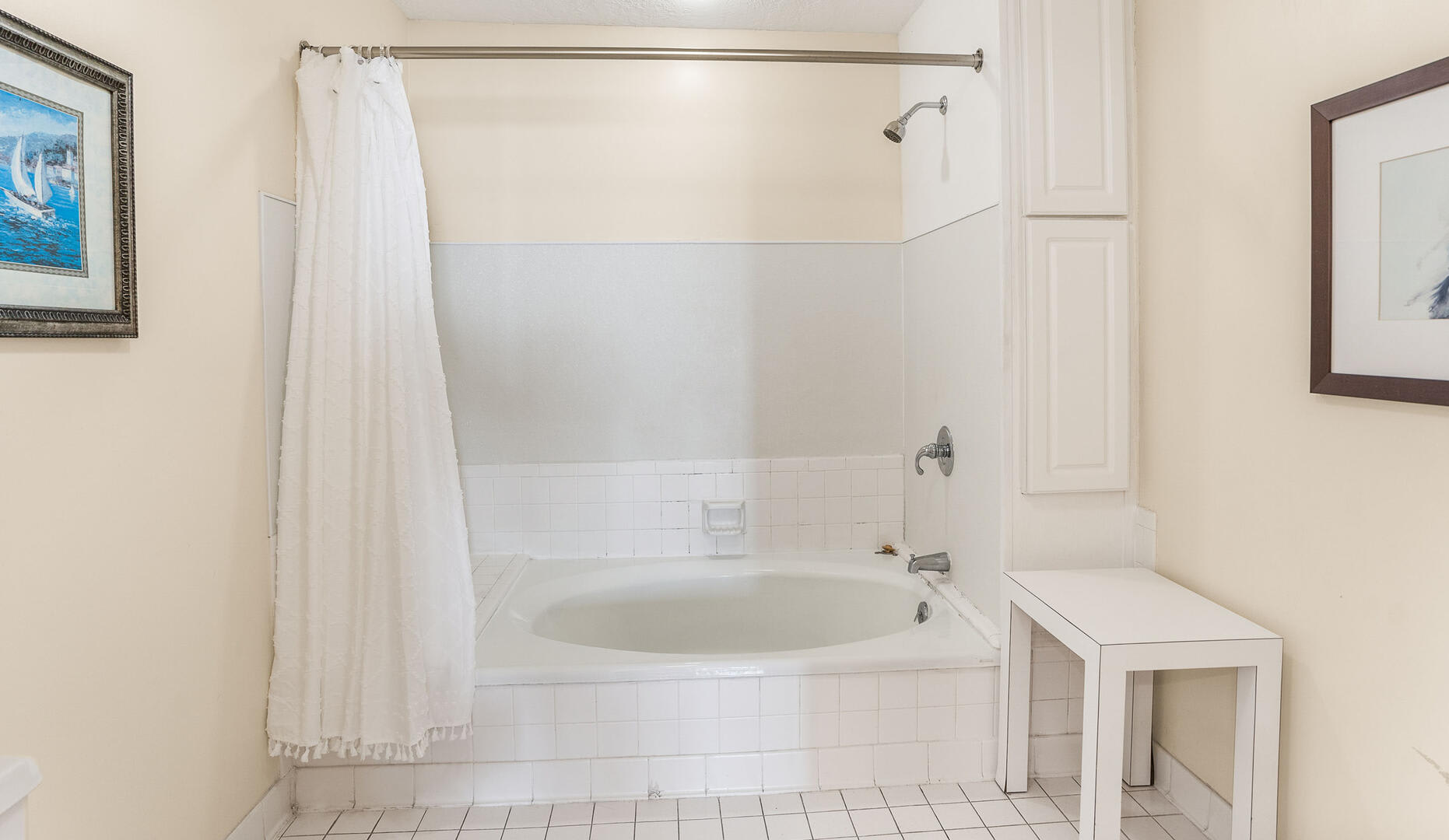 Primary bedroom with en suite bathroom