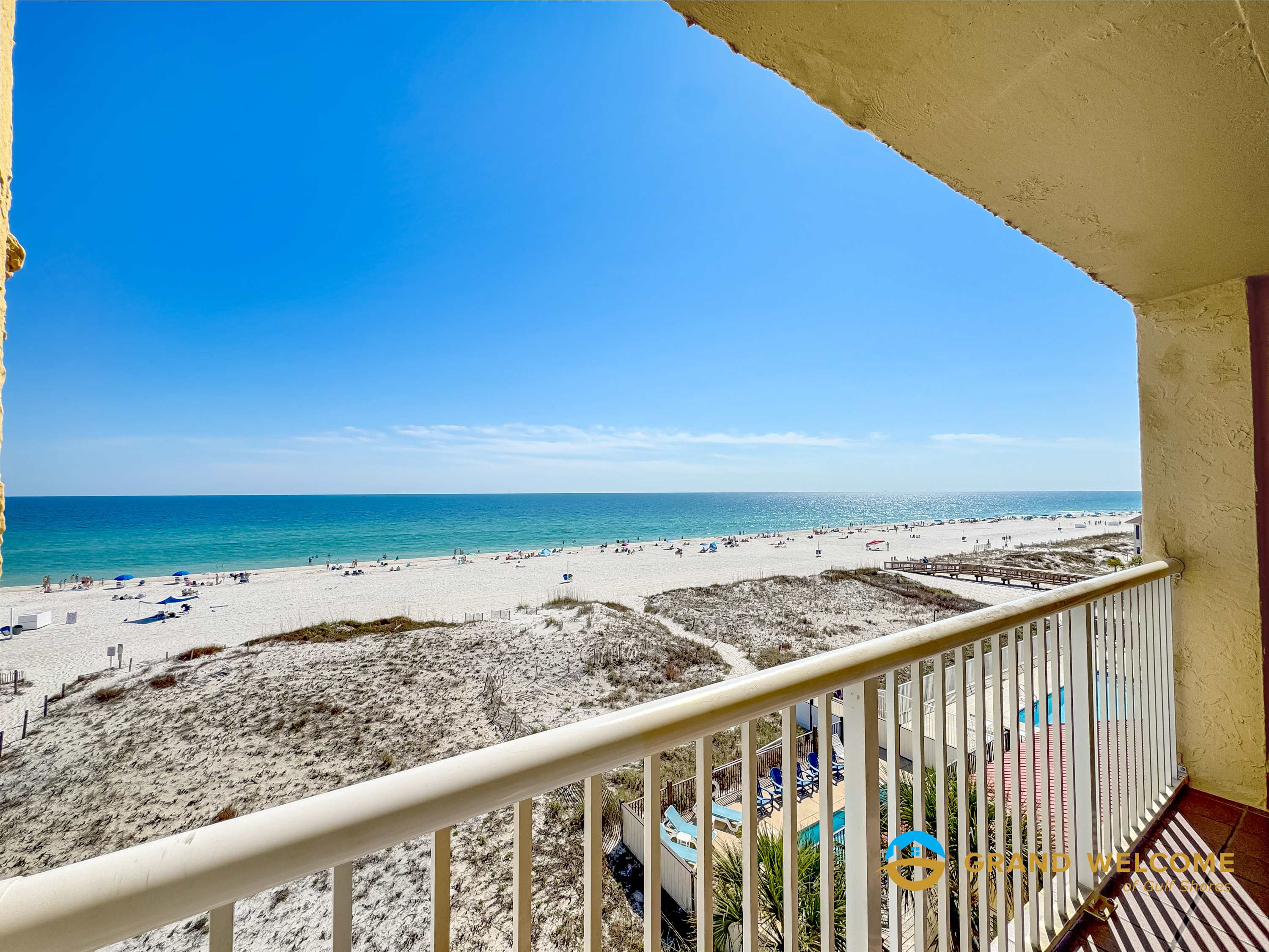 Lounge the day away or dine alfresco with ocean views on the balcony​