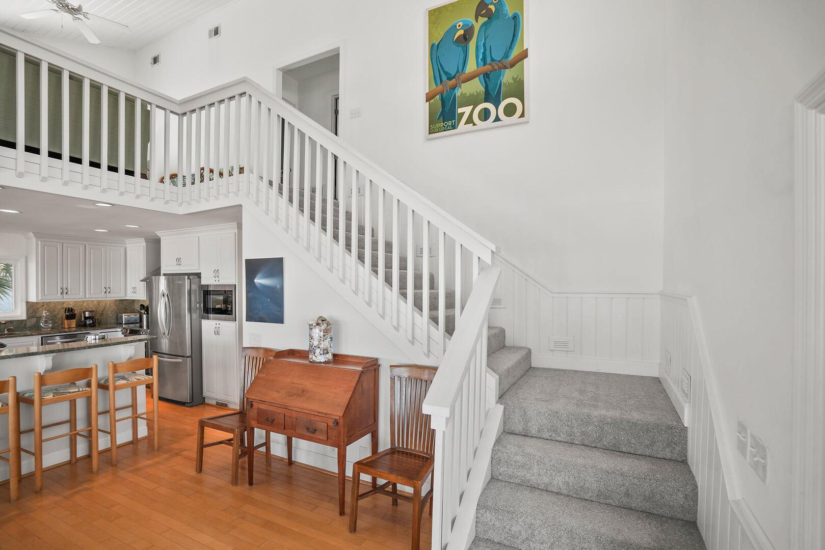 Upstairs