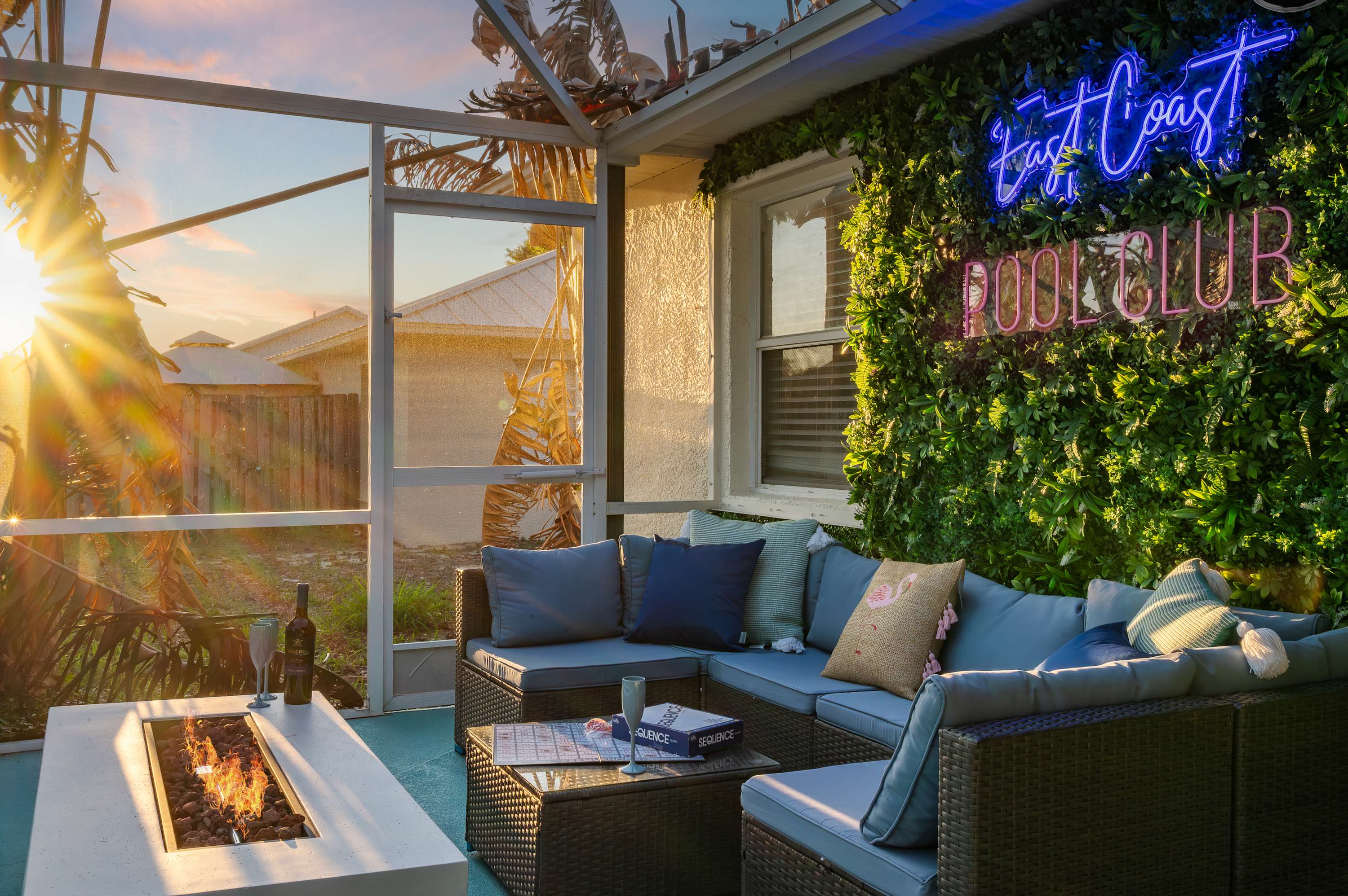 Relaxed home w/ fire pit & backyard