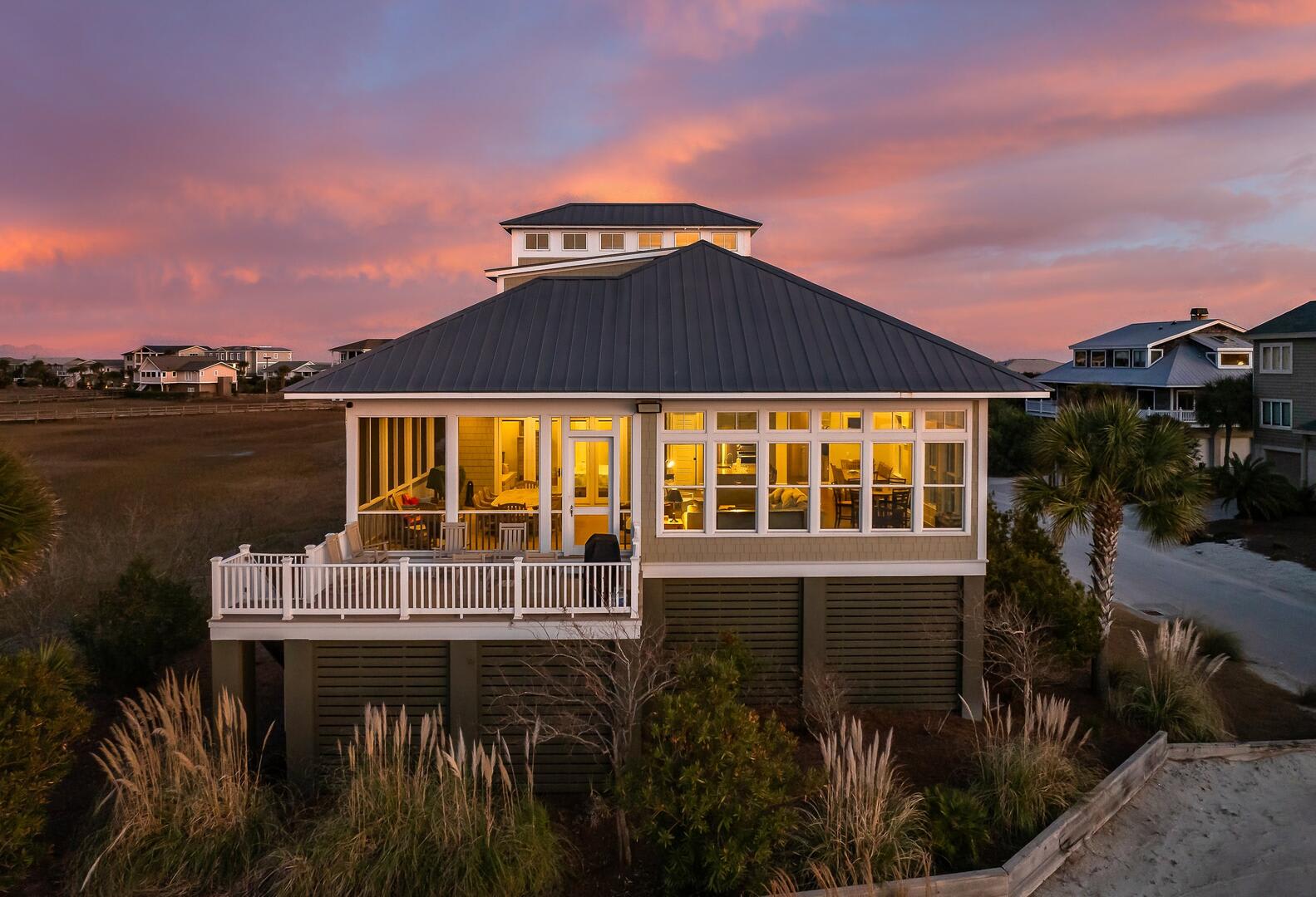 Side View of the Home