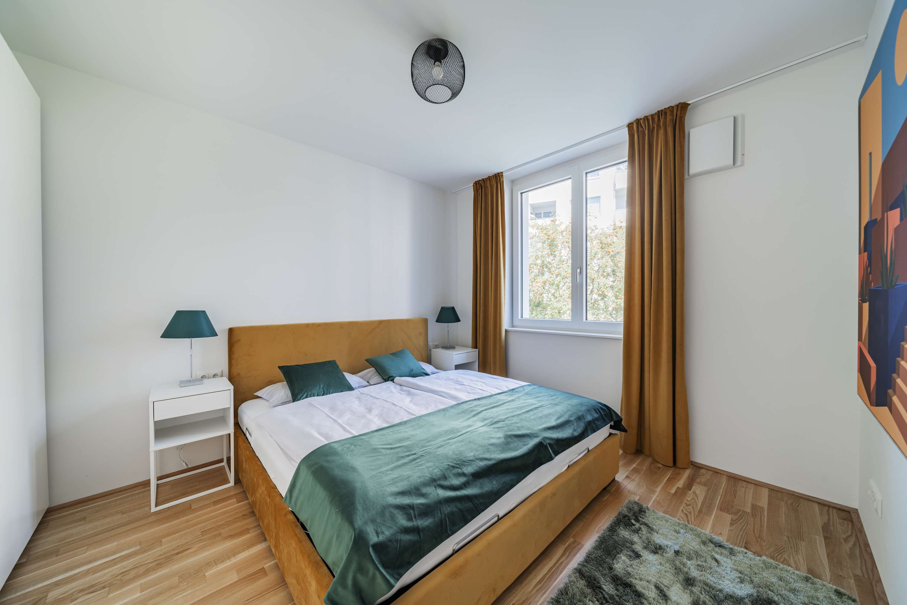 2 Zimmer Apartment mit Blick auf die Stadt