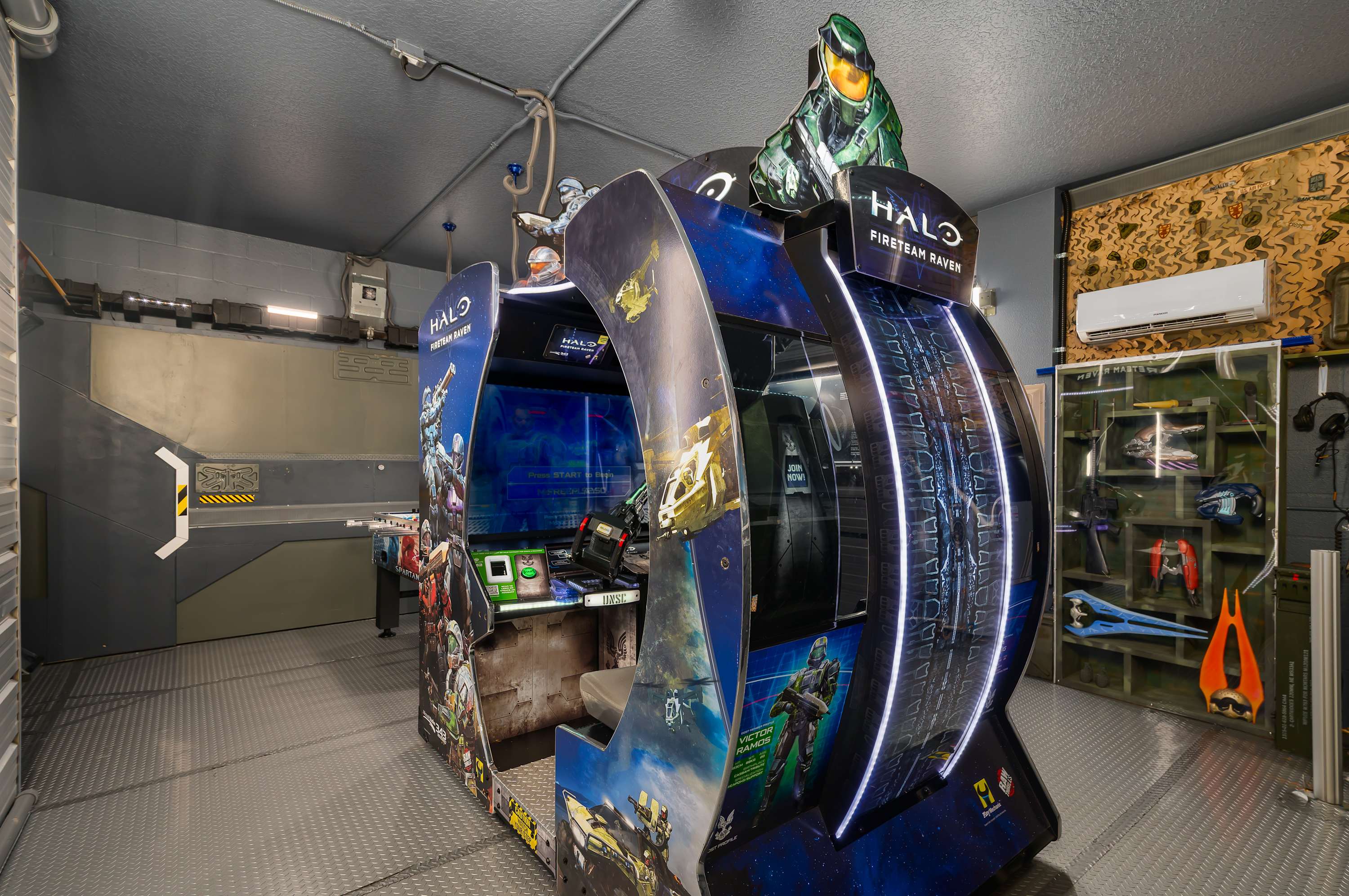 Enjoy hours of fun in the game room filled w/ colorful arcade machines
