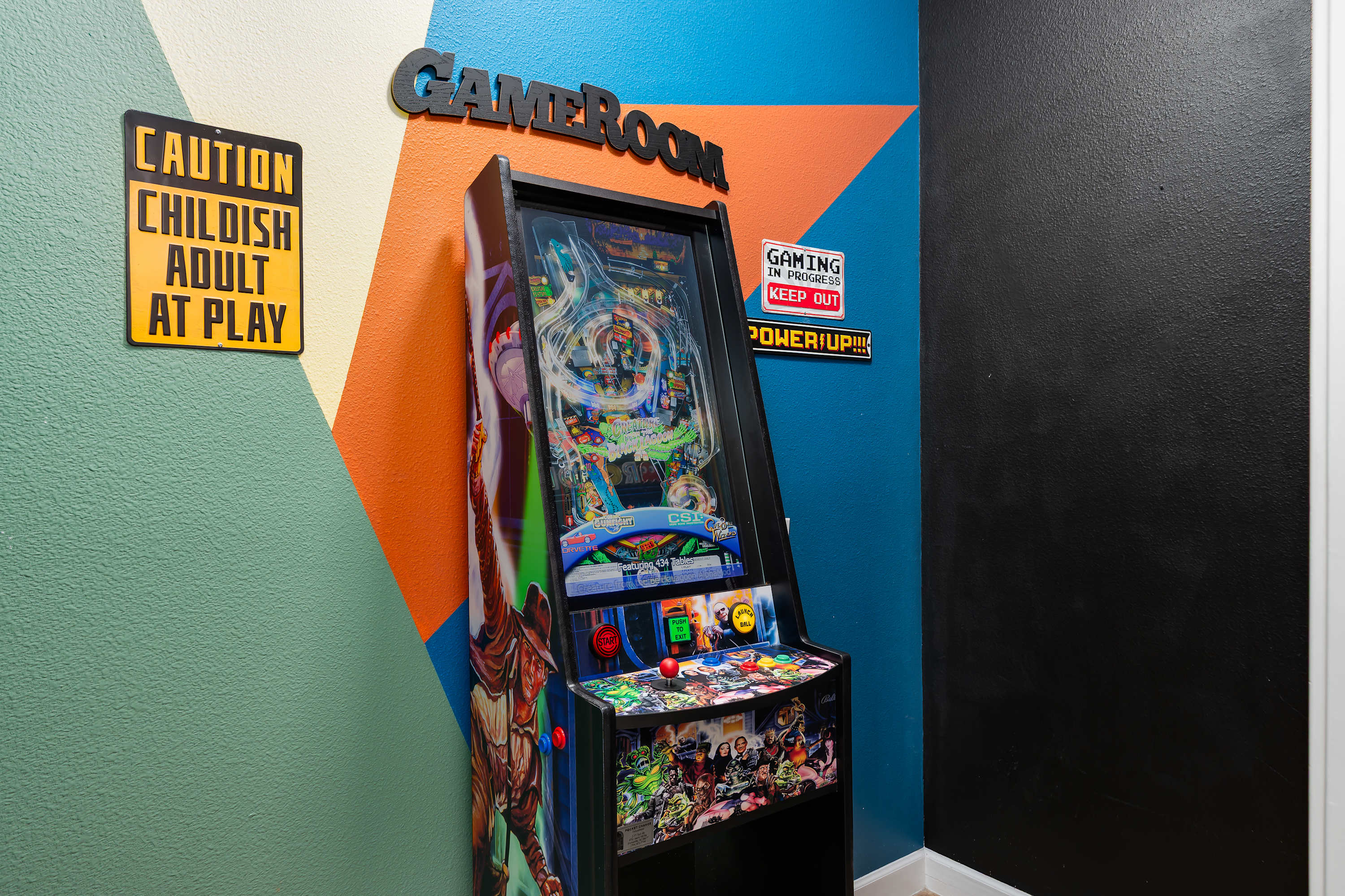 Heated pool + Game Room + Waterpark