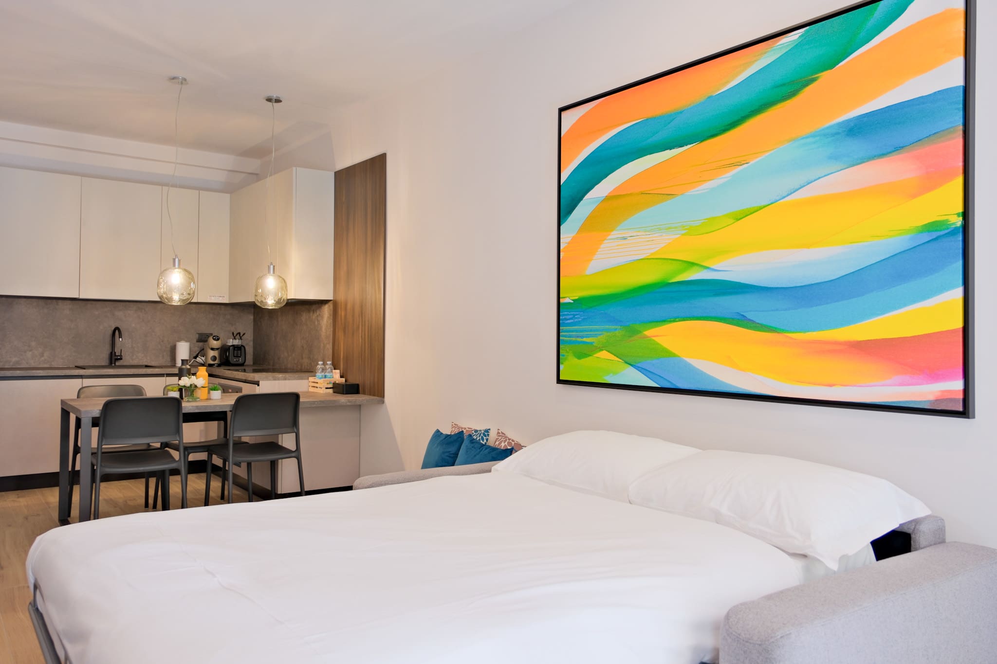 Quasi-Hotels | شقة بغرفة نوم واحدة وشرفة خاصة في ميلانو كادوري · 3