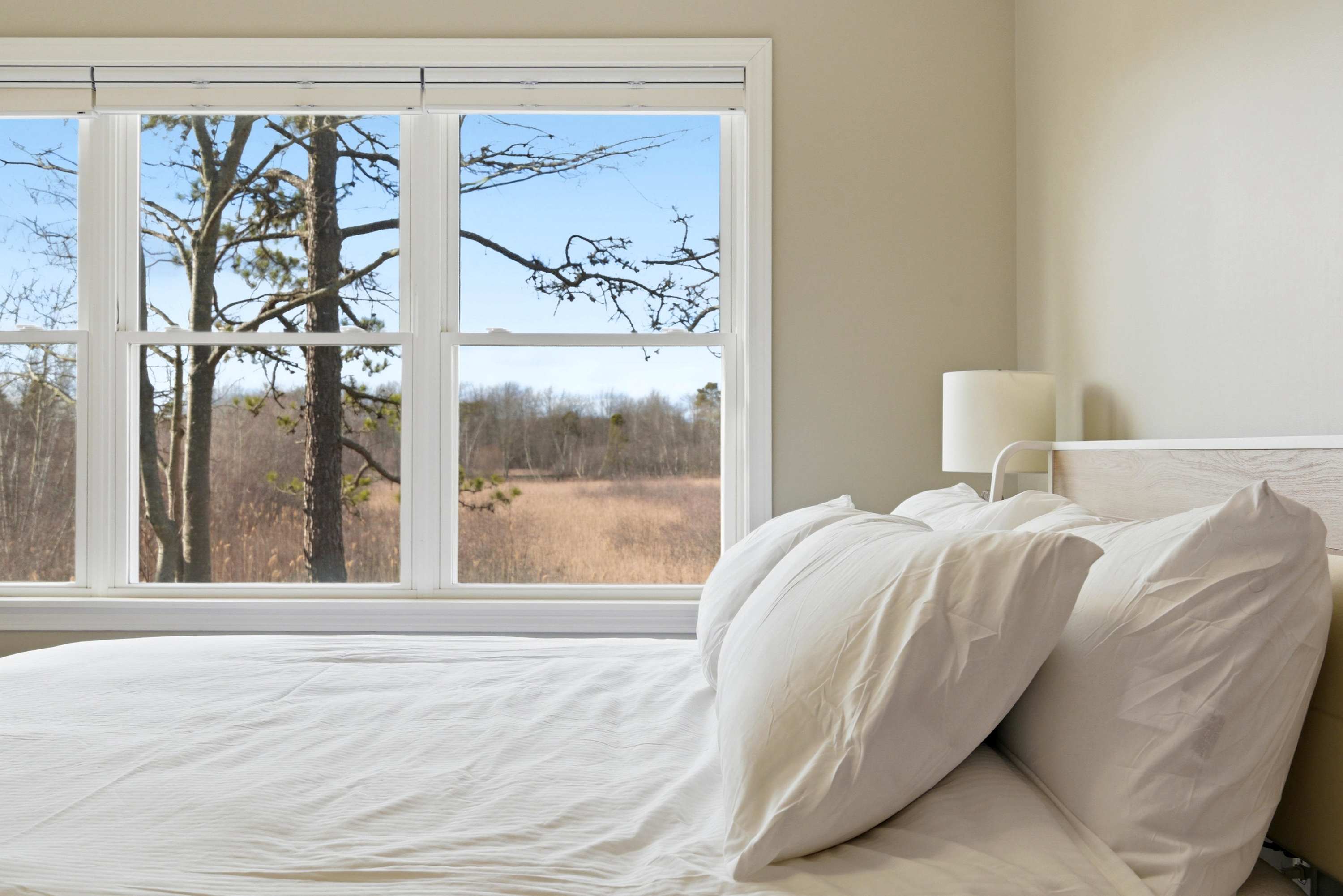 This second-floor king bedroom retreat is ideal for recharging after a day out​