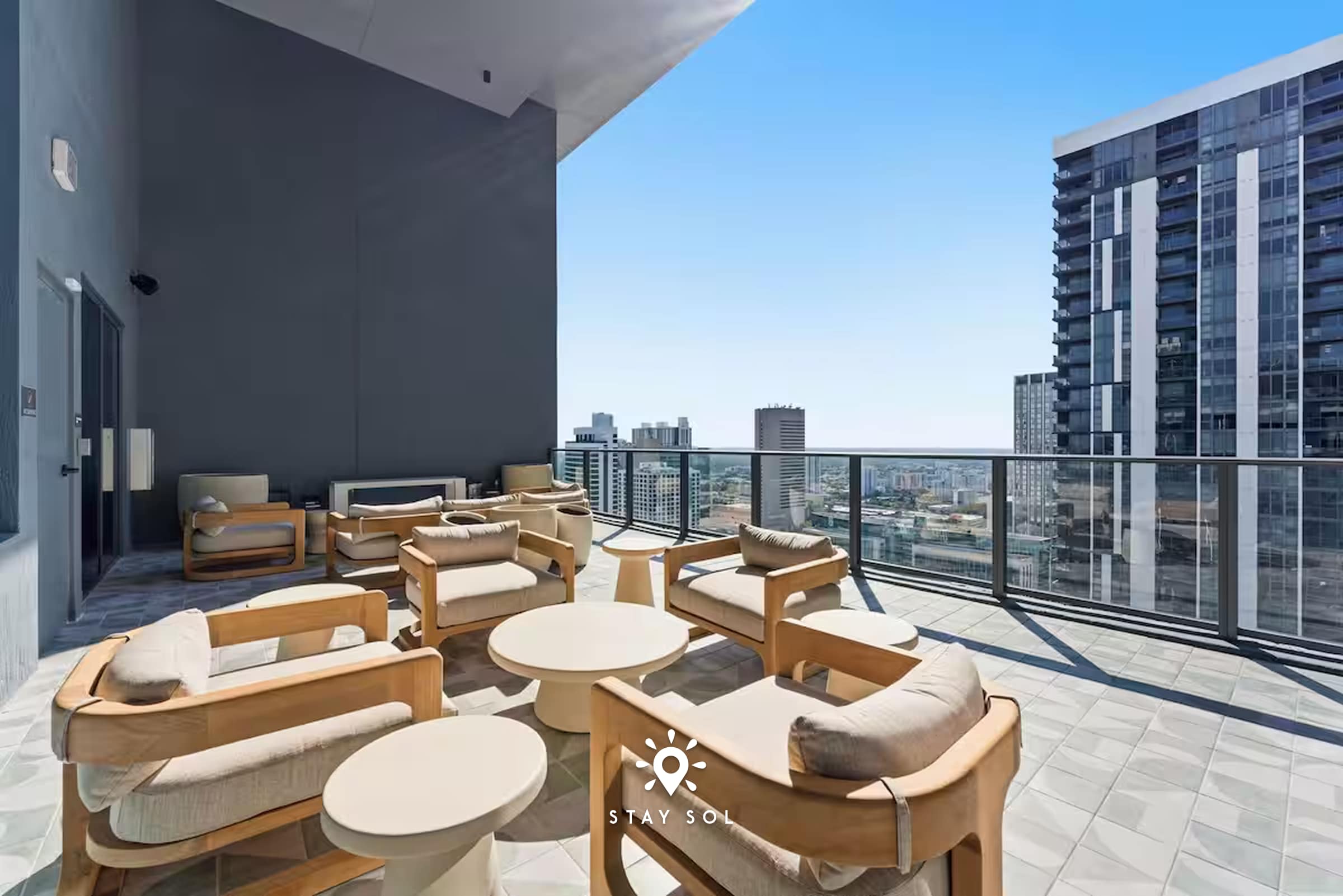Designer Downtown 2BR • Balcony