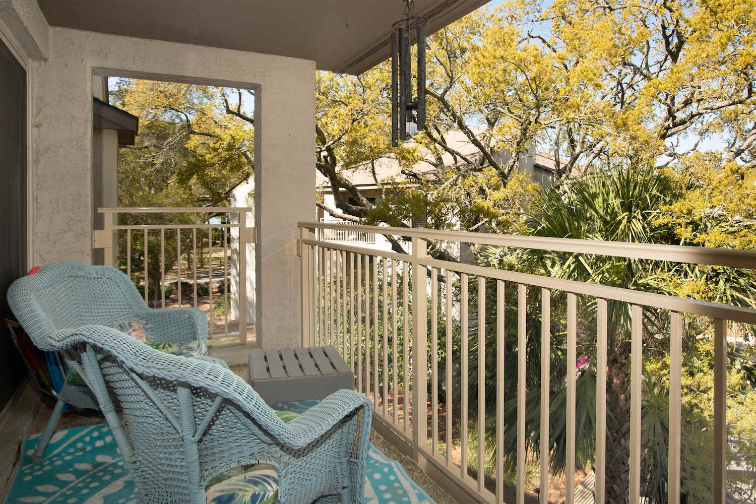 Enjoy your morning coffee on the private balcony!