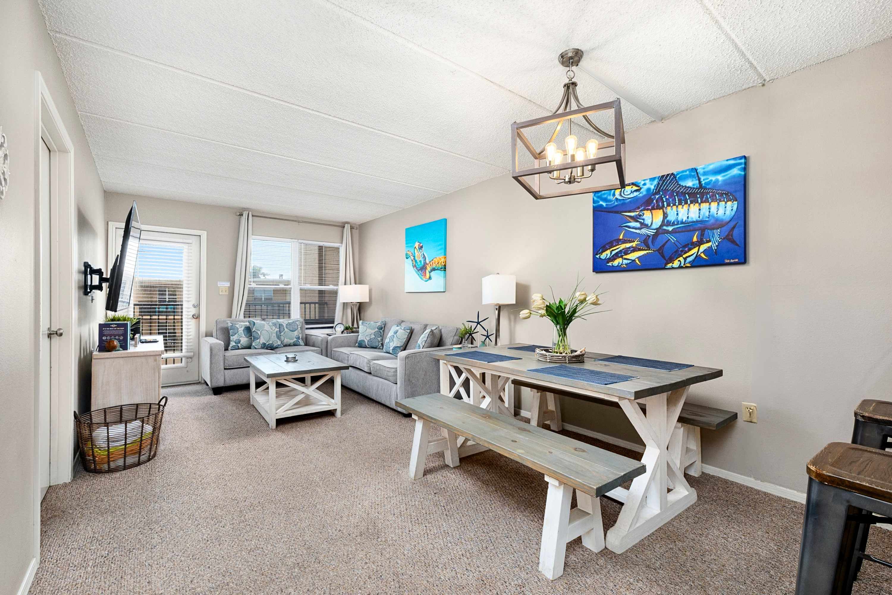 Steps from Beach Condo with Pool and Hot Tub