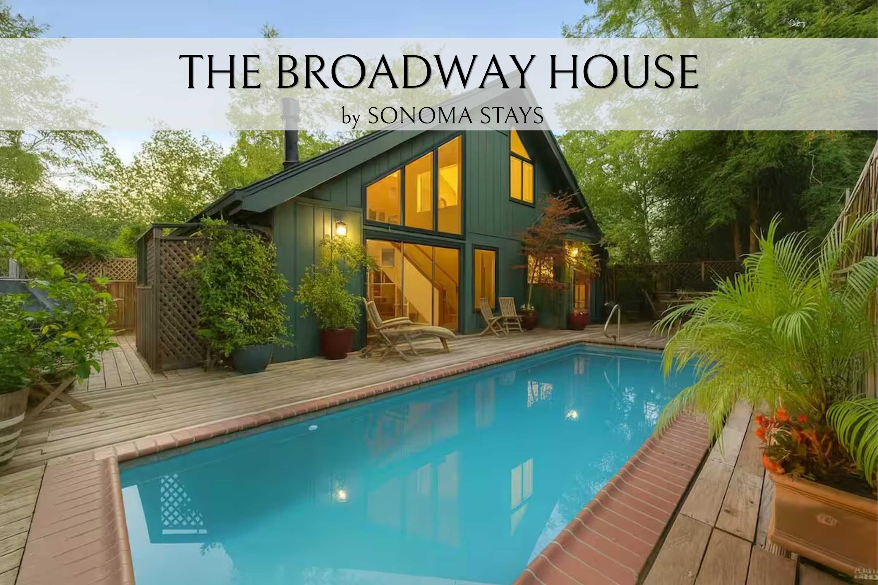 House on Broadway • Steps to Plaza + Pool
