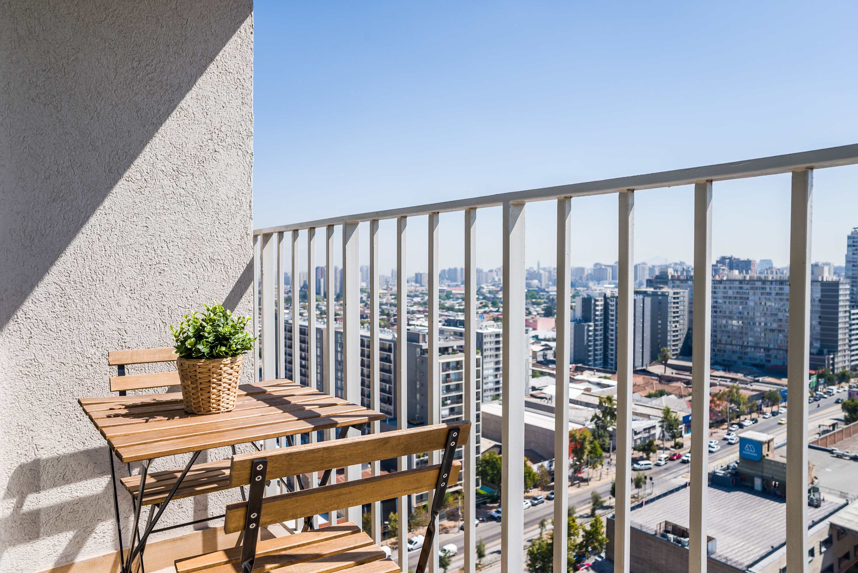 Enjoy stunning city views from your private balcony, perfect for morning coffee or evening relaxation.