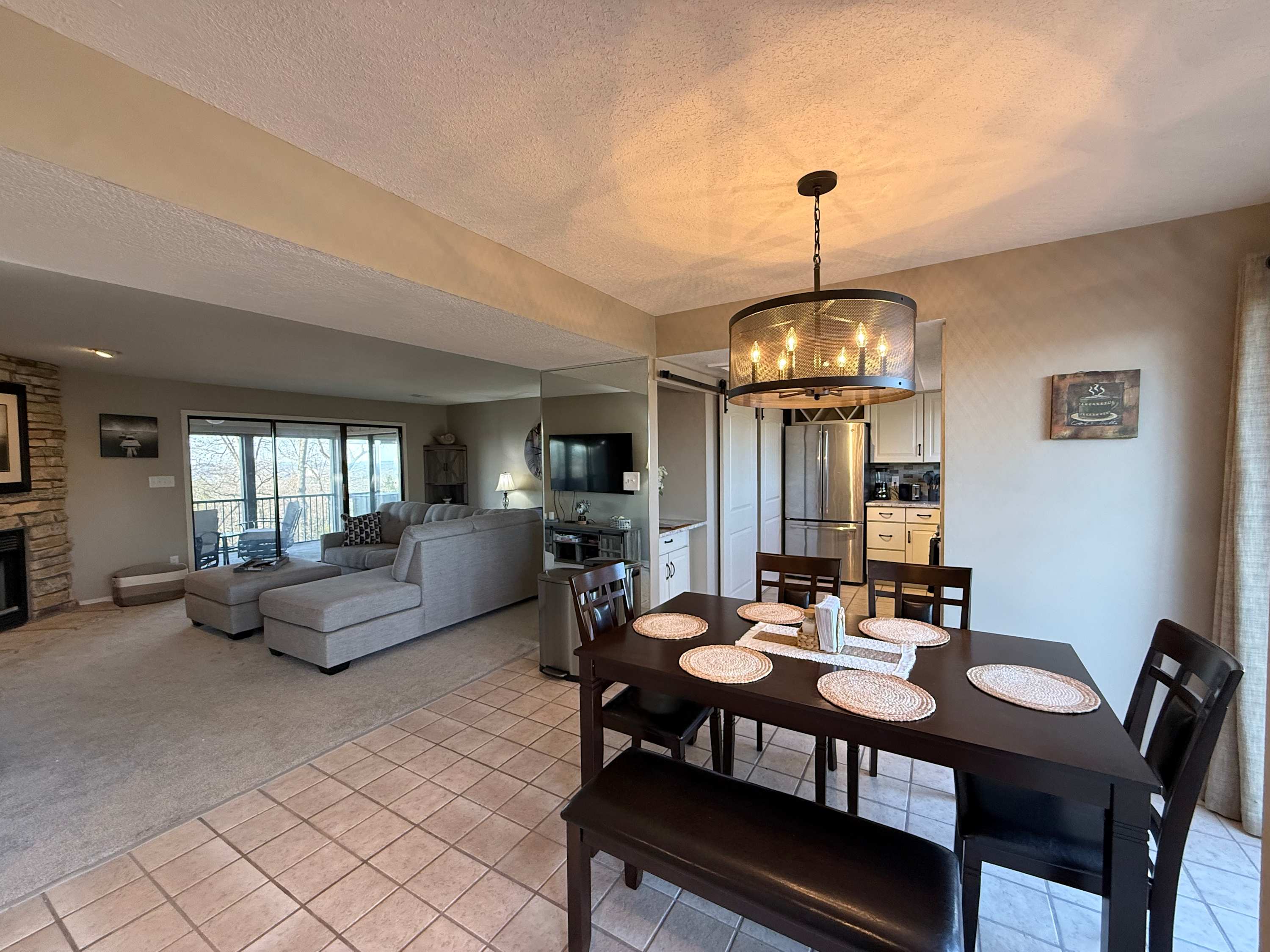 Make mealtime memories together at the dining table, seating 6​