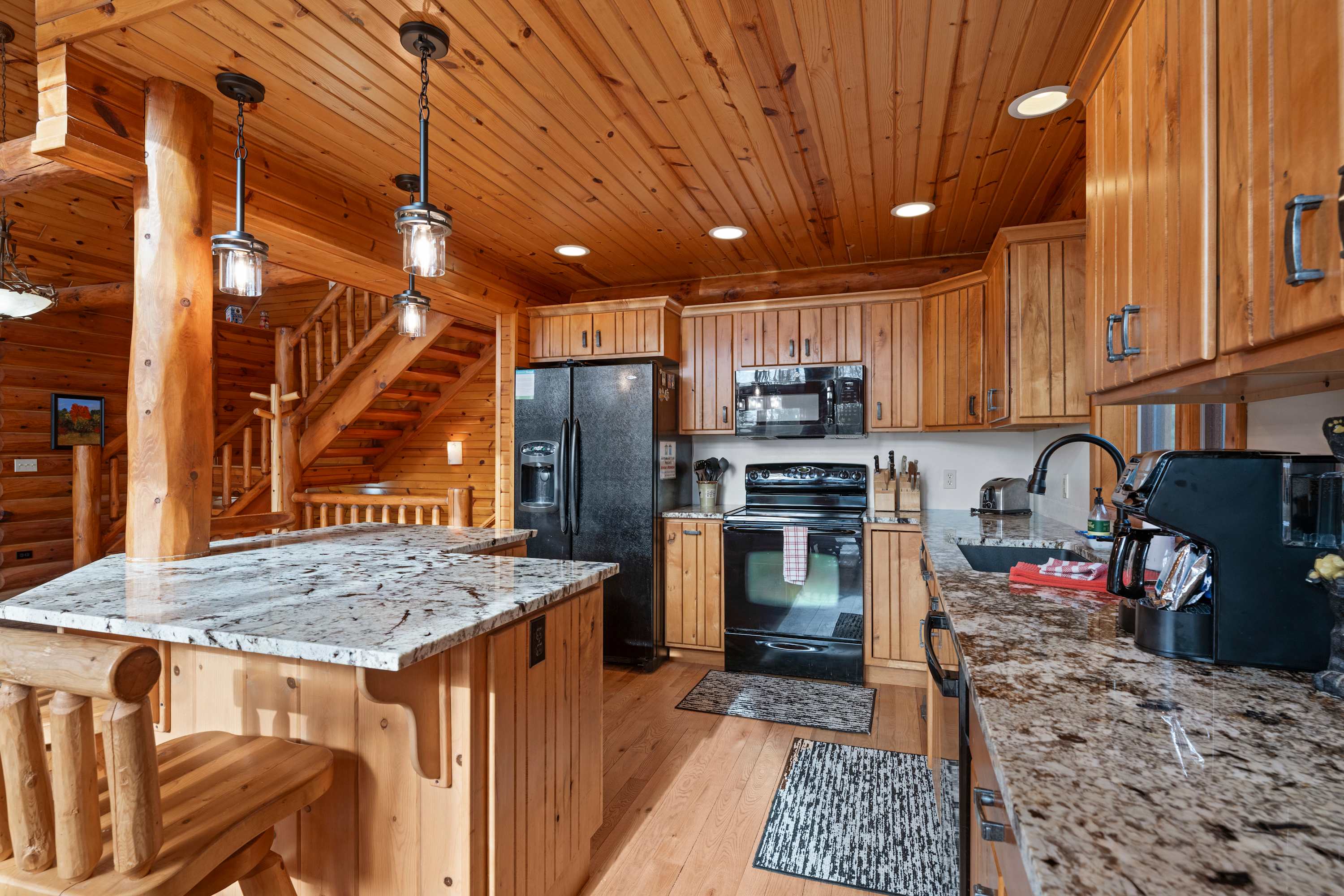 Newly remodel kitchen granite countertops