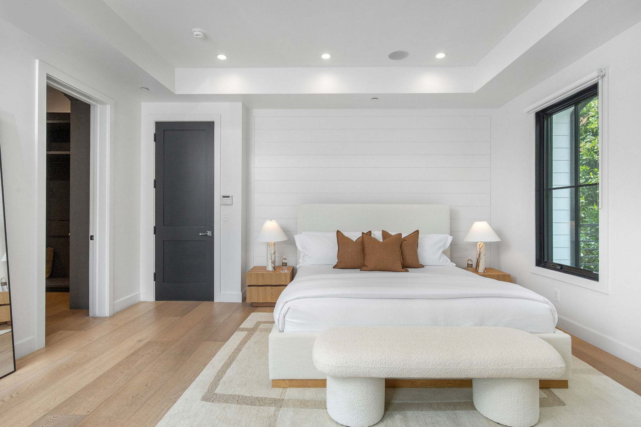 A spacious bedroom layout designed for comfort and separation across the home
