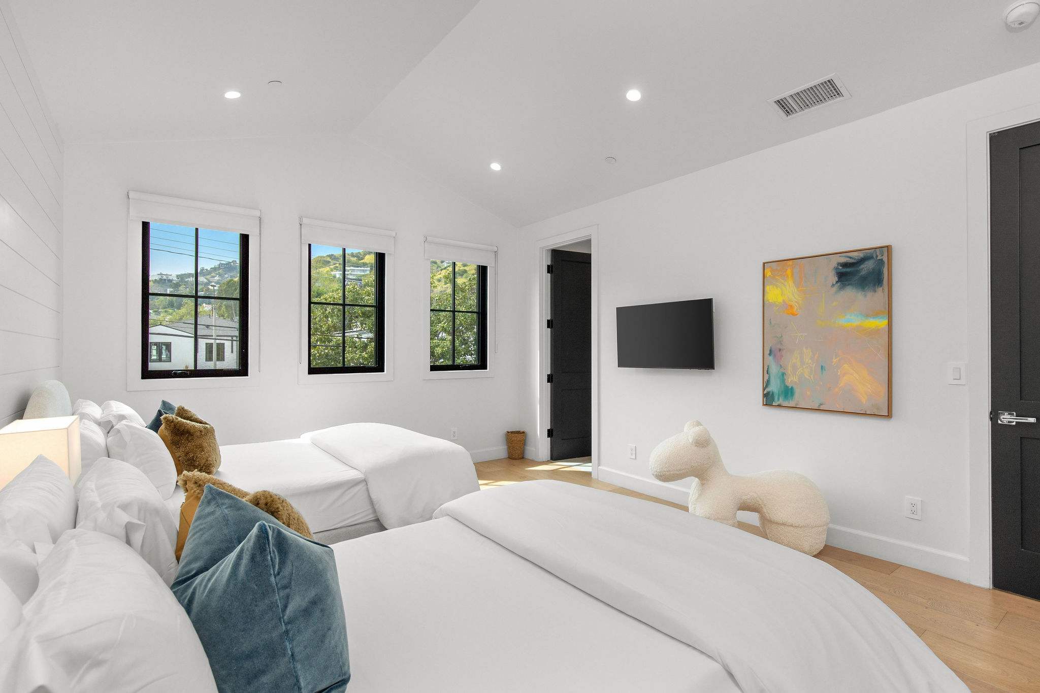 Thoughtfully designed sleeping spaces with built-in storage
