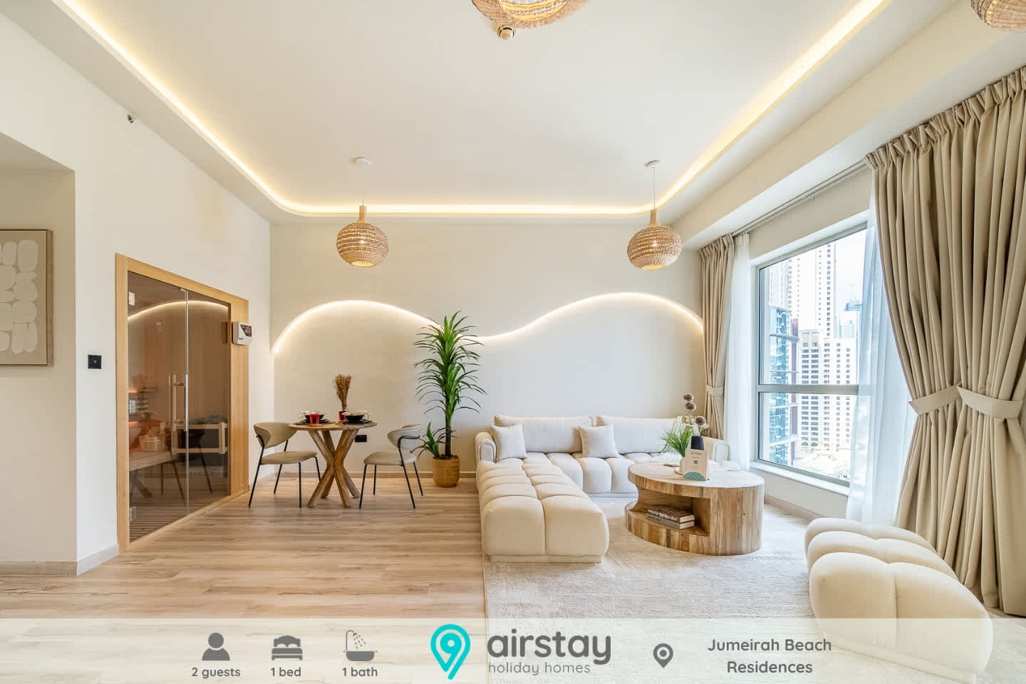 Airstay | 1BR with Private Sauna | Marina Views in Dubai, United Arab Emirates