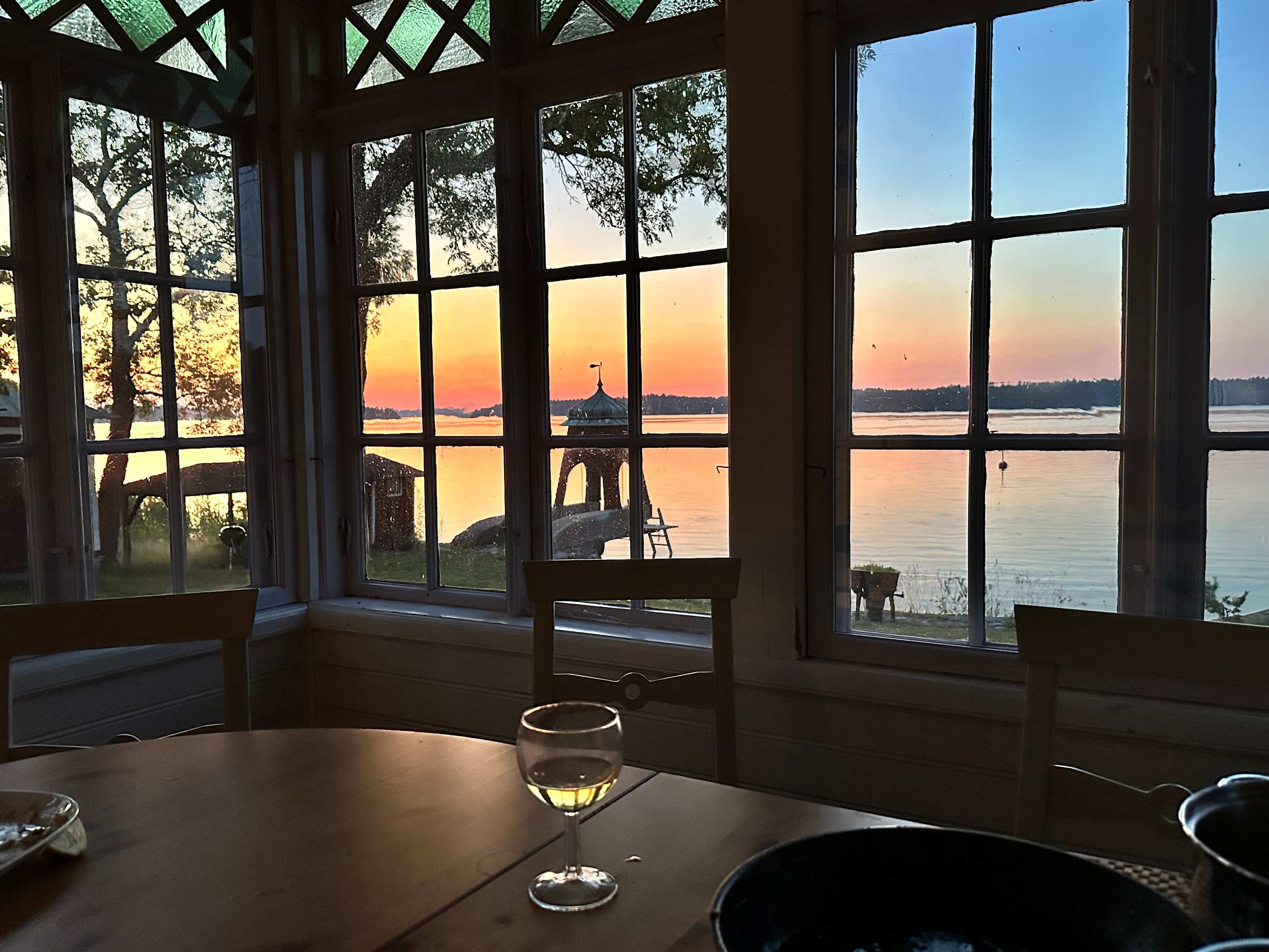 Historic Waterfront House Lidingo with Private Dock