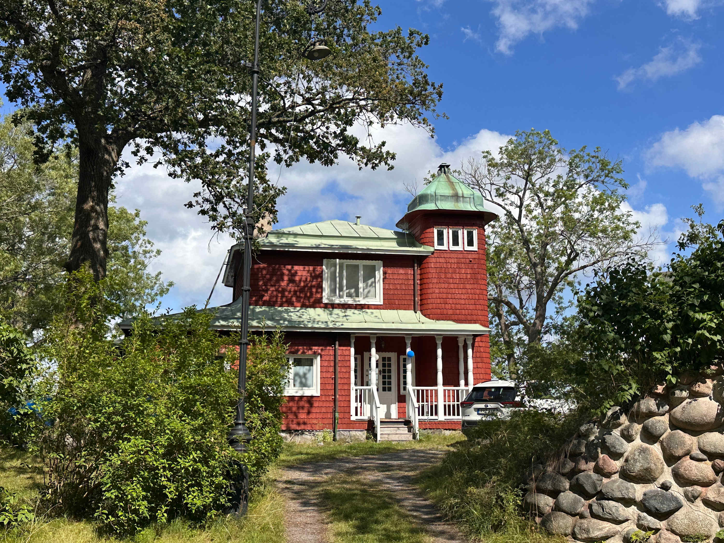Historic Waterfront House Lidingo with Private Dock