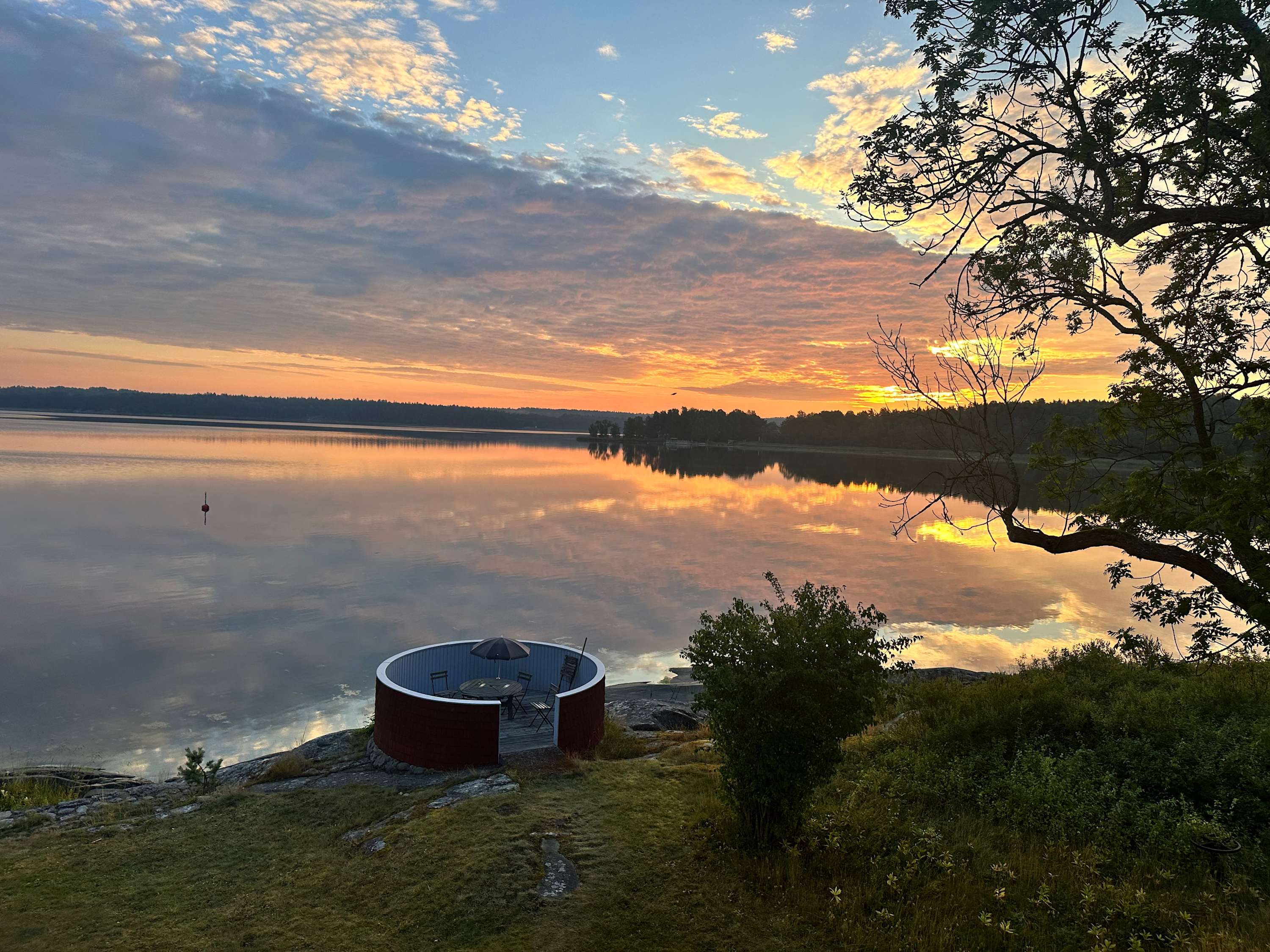 Historic Waterfront House Lidingo with Private Dock
