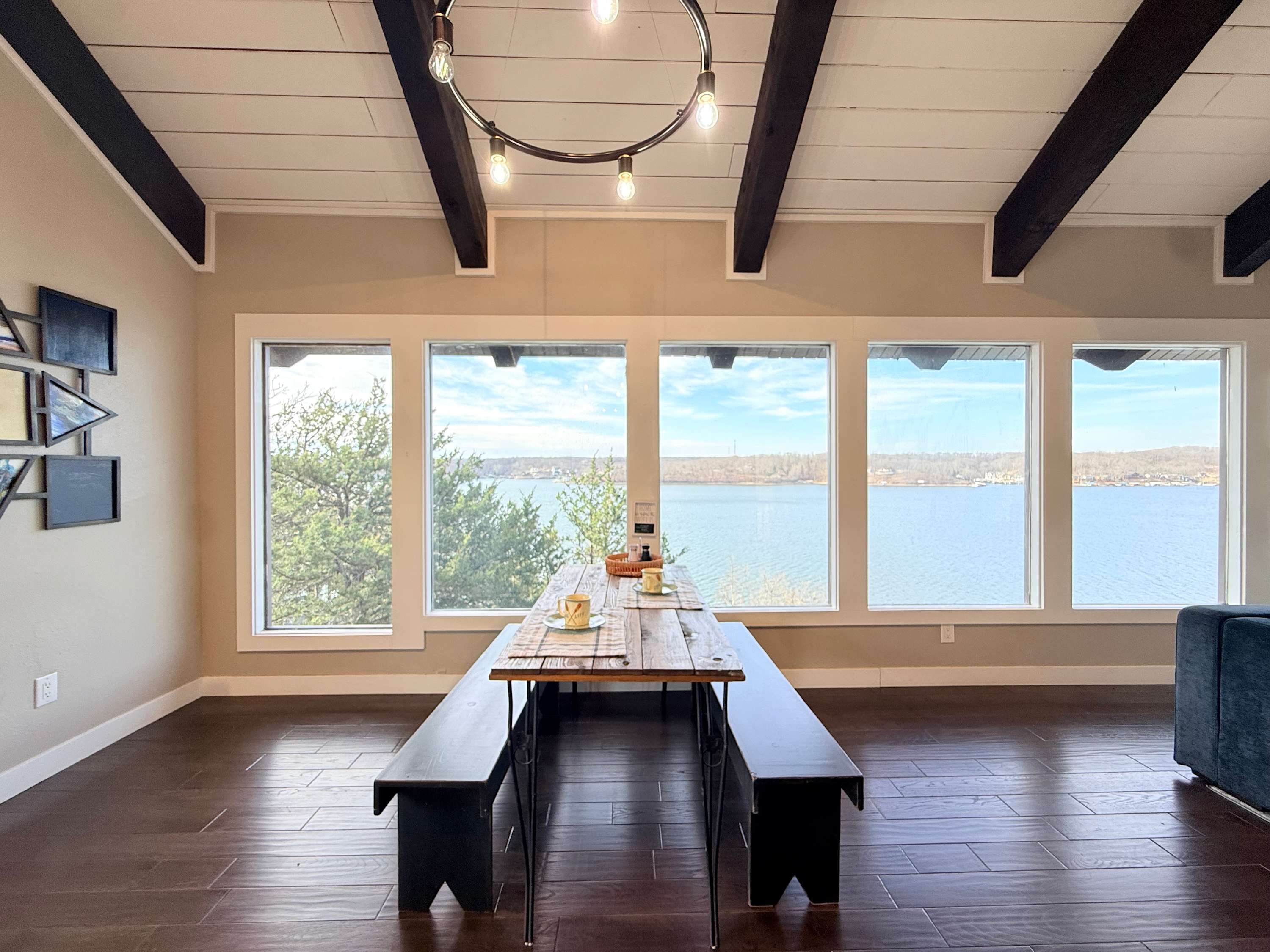 Make mealtime memories together in the open dining area​