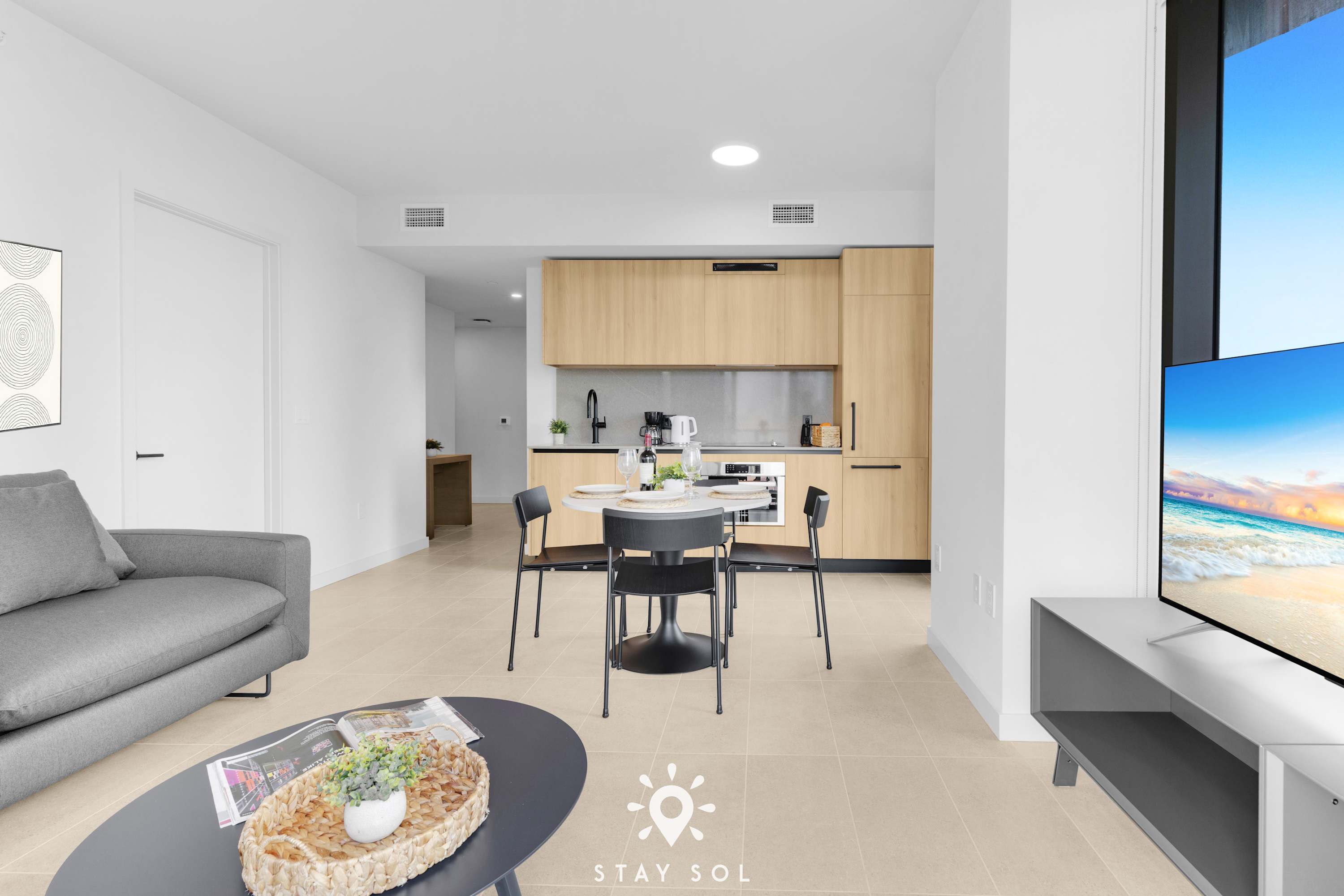 Modern 2BR • Glass Views in Miami