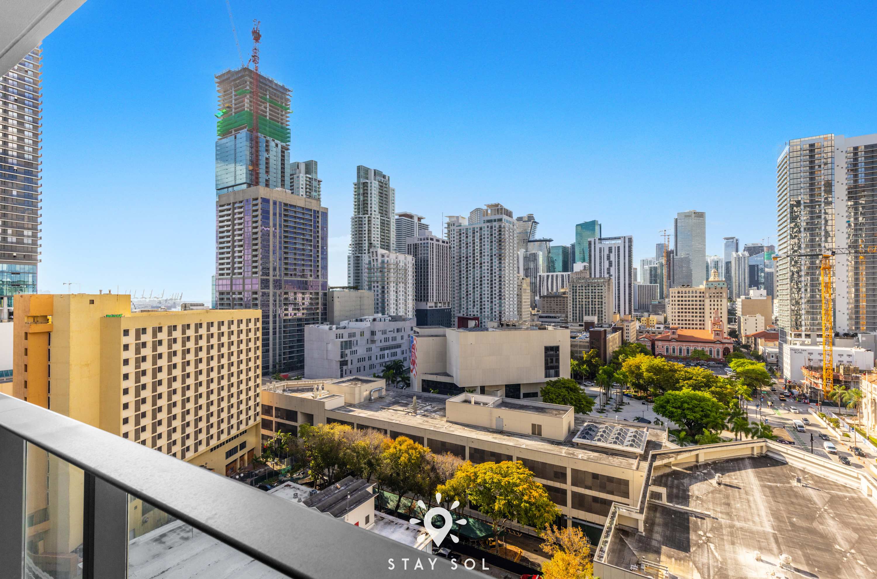 Modern 2BR • Glass Views in Miami