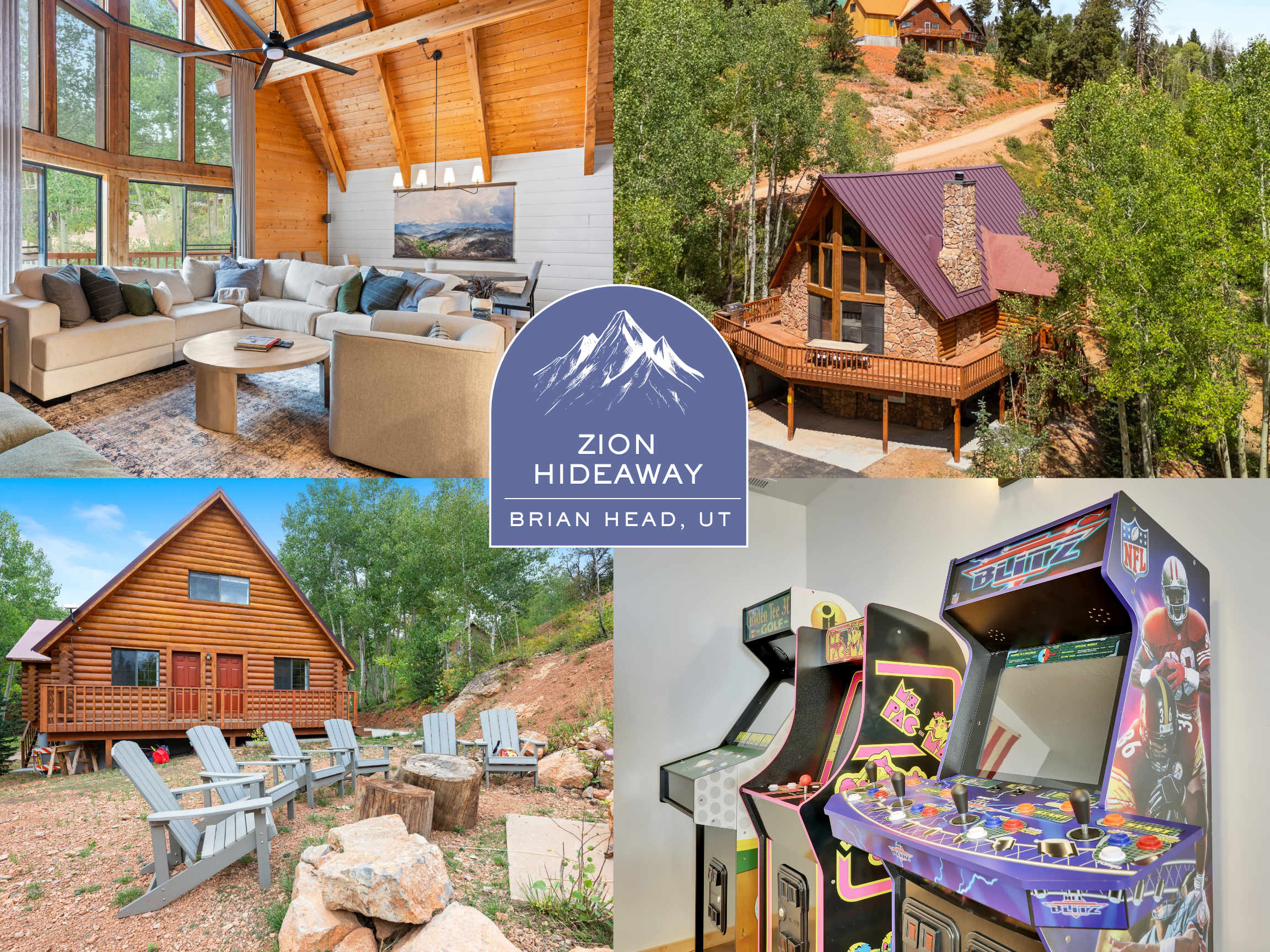 Zion Hideaway | Sleeps 12 | Cozy Ski Retreat + Views — Brian Head, UT — vacation rental