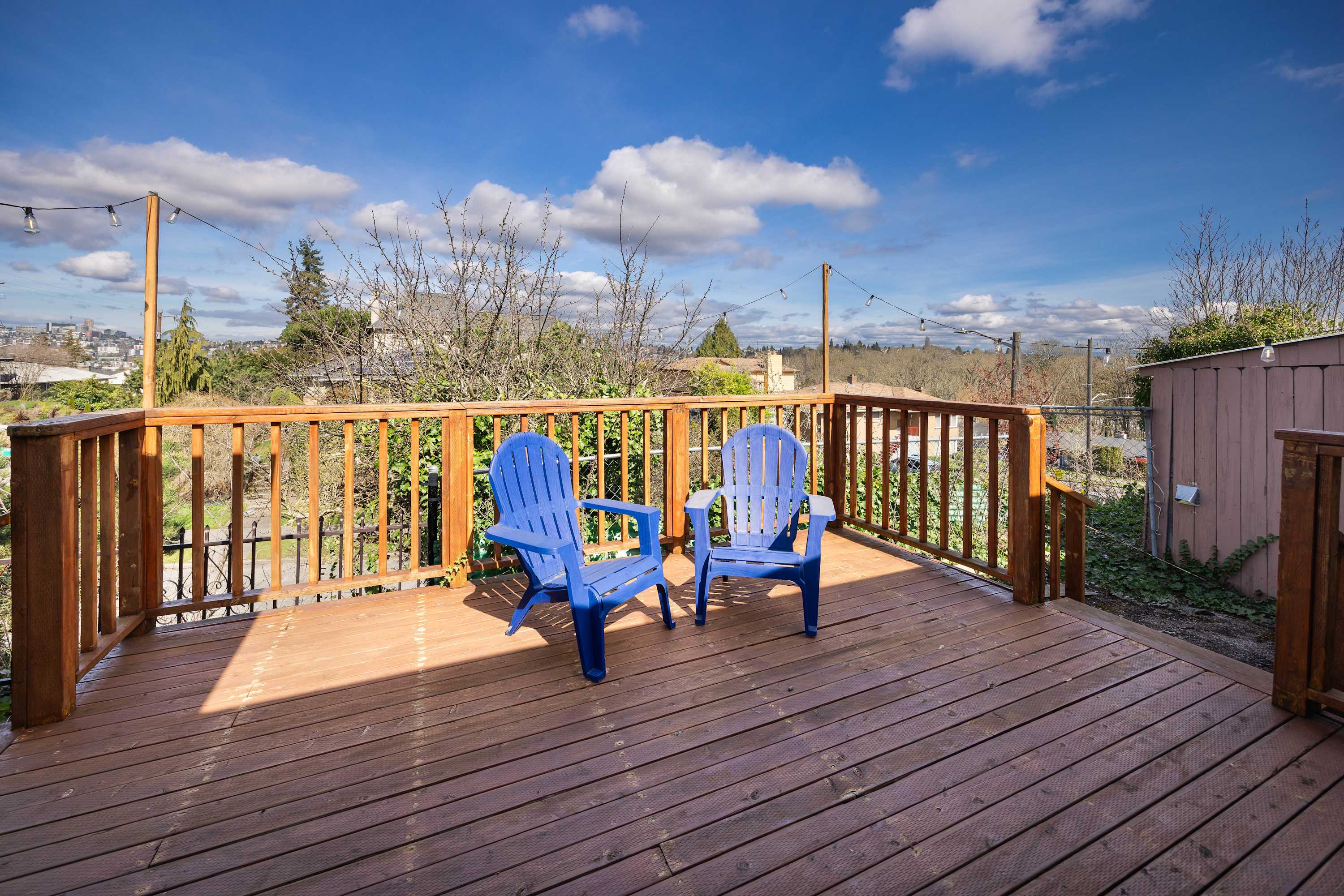 Modern 2BR • Private Deck • Near DT & Transit