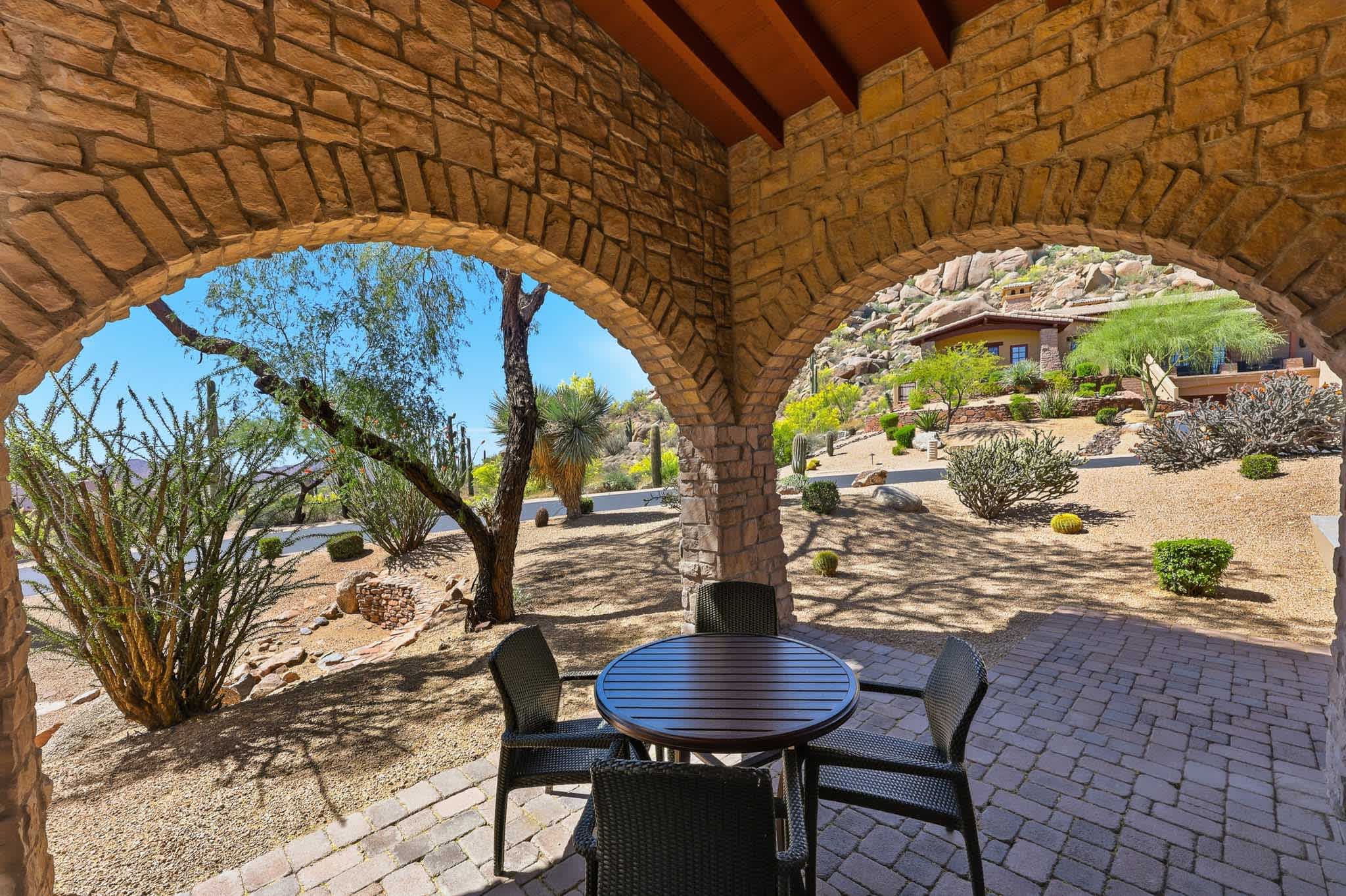Patio | Rocks 122 in North Scottsdale, AZ by Luxus Vacation Properties
