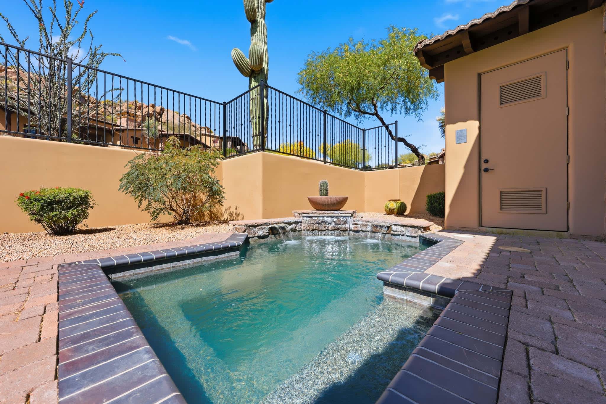 Plunge Pool | Rocks 122 in North Scottsdale, AZ by Luxus Vacation Properties