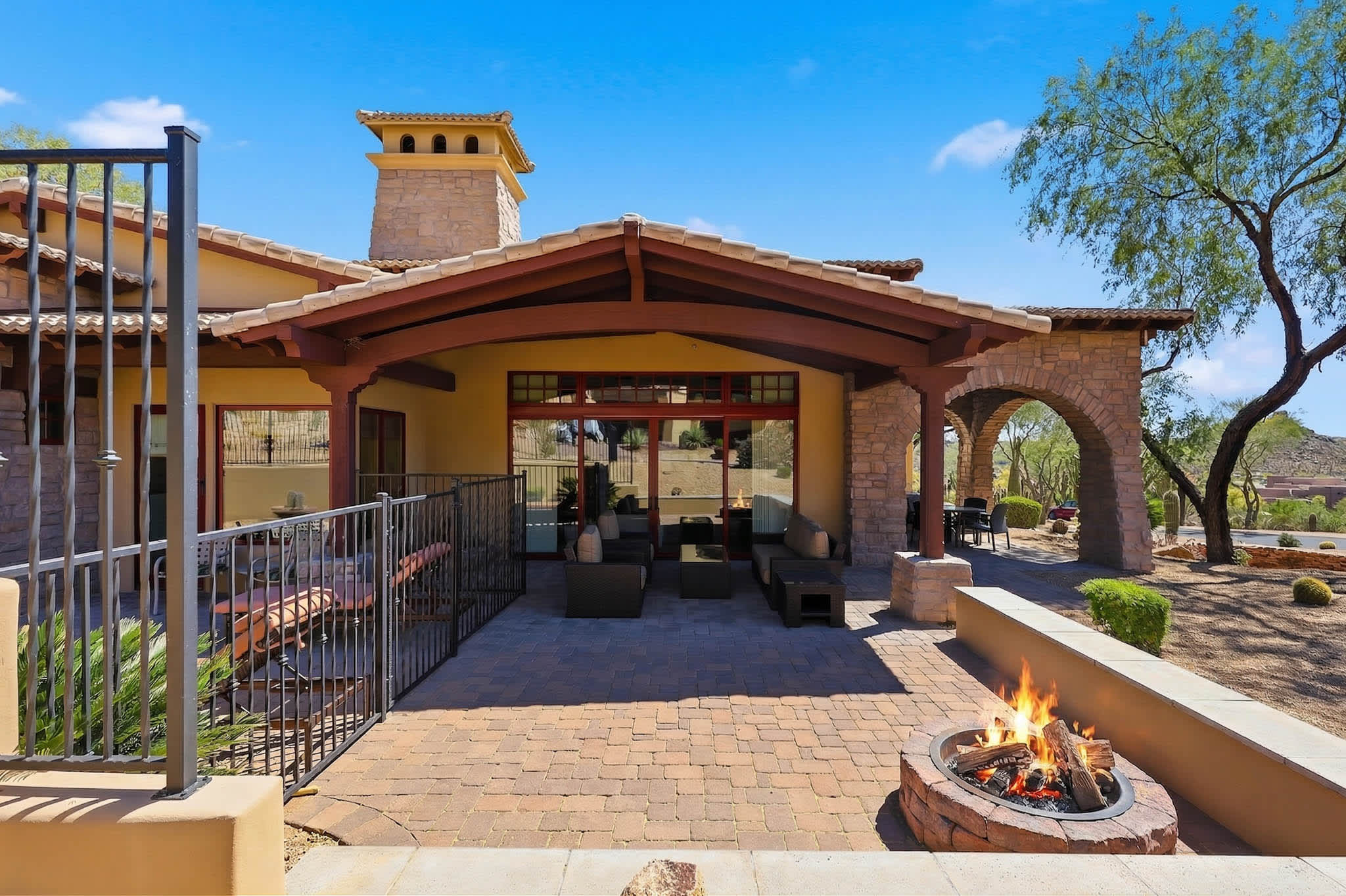 Patio | Rocks 122 in North Scottsdale, AZ by Luxus Vacation Properties