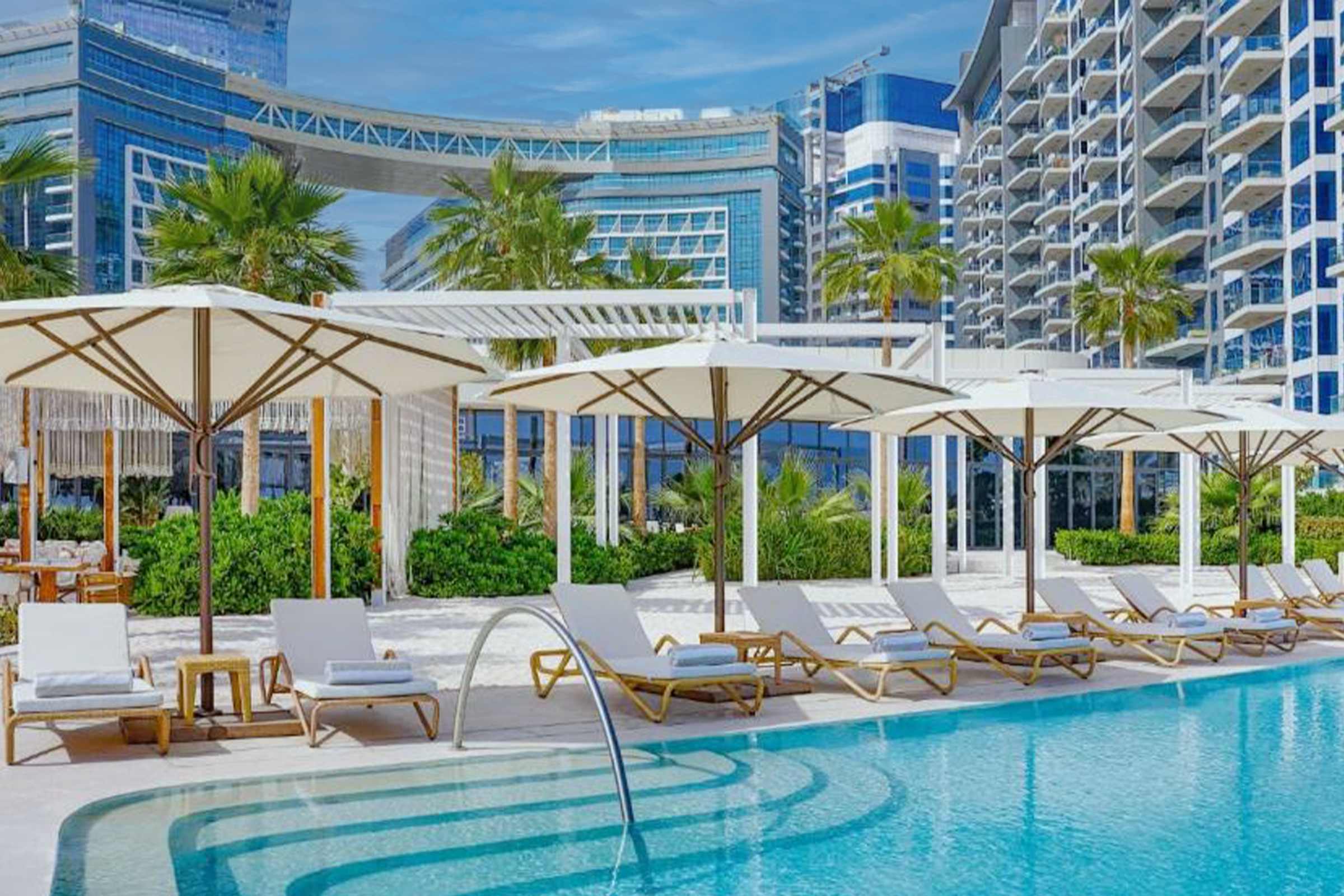 Palm Jumeirah Beachfront: 3BR Oasis with Pool! - Image 34