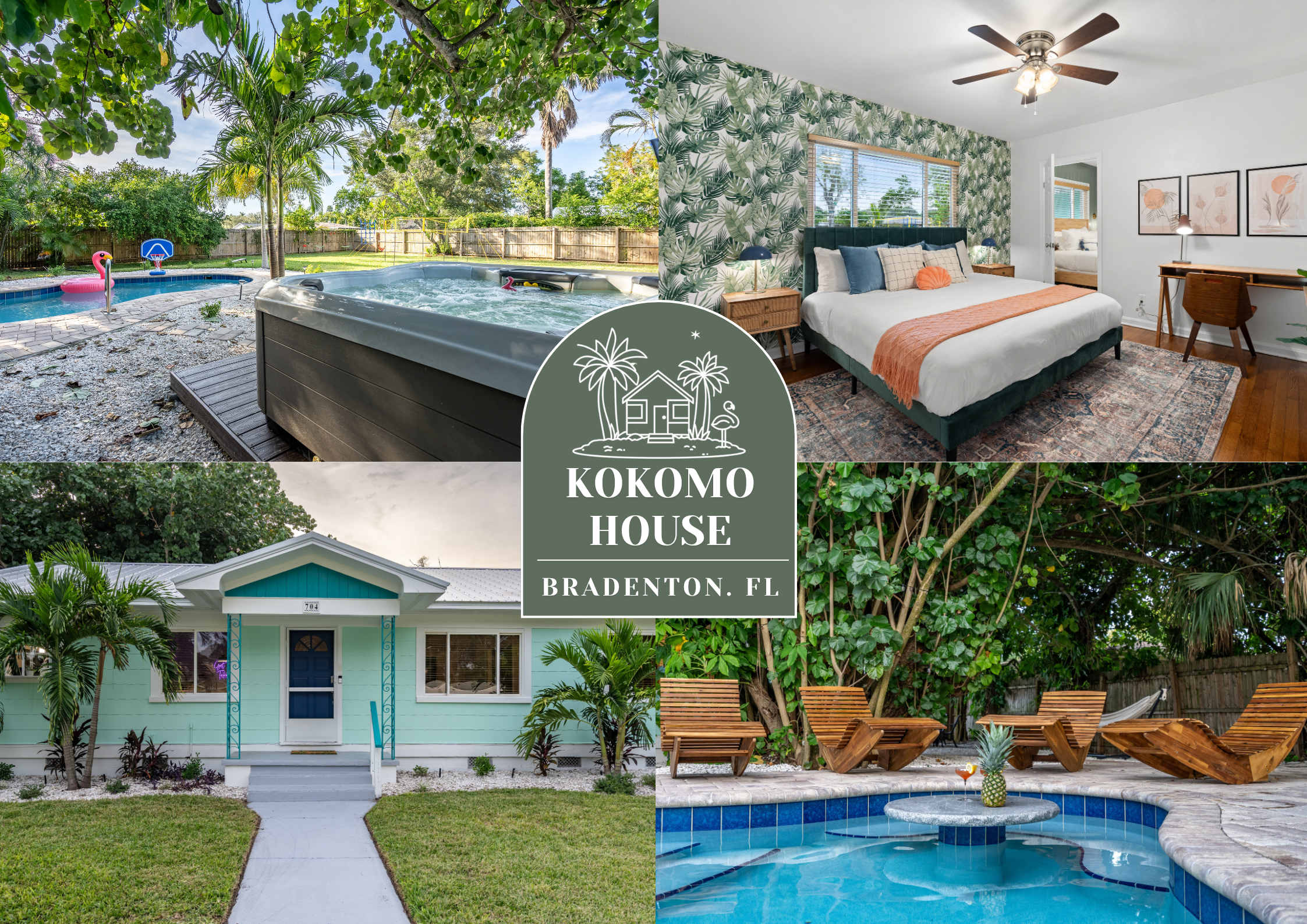 Kokomo House • Pool • Hot Tub • Outdoor Games — Bradenton, FL — vacation rental