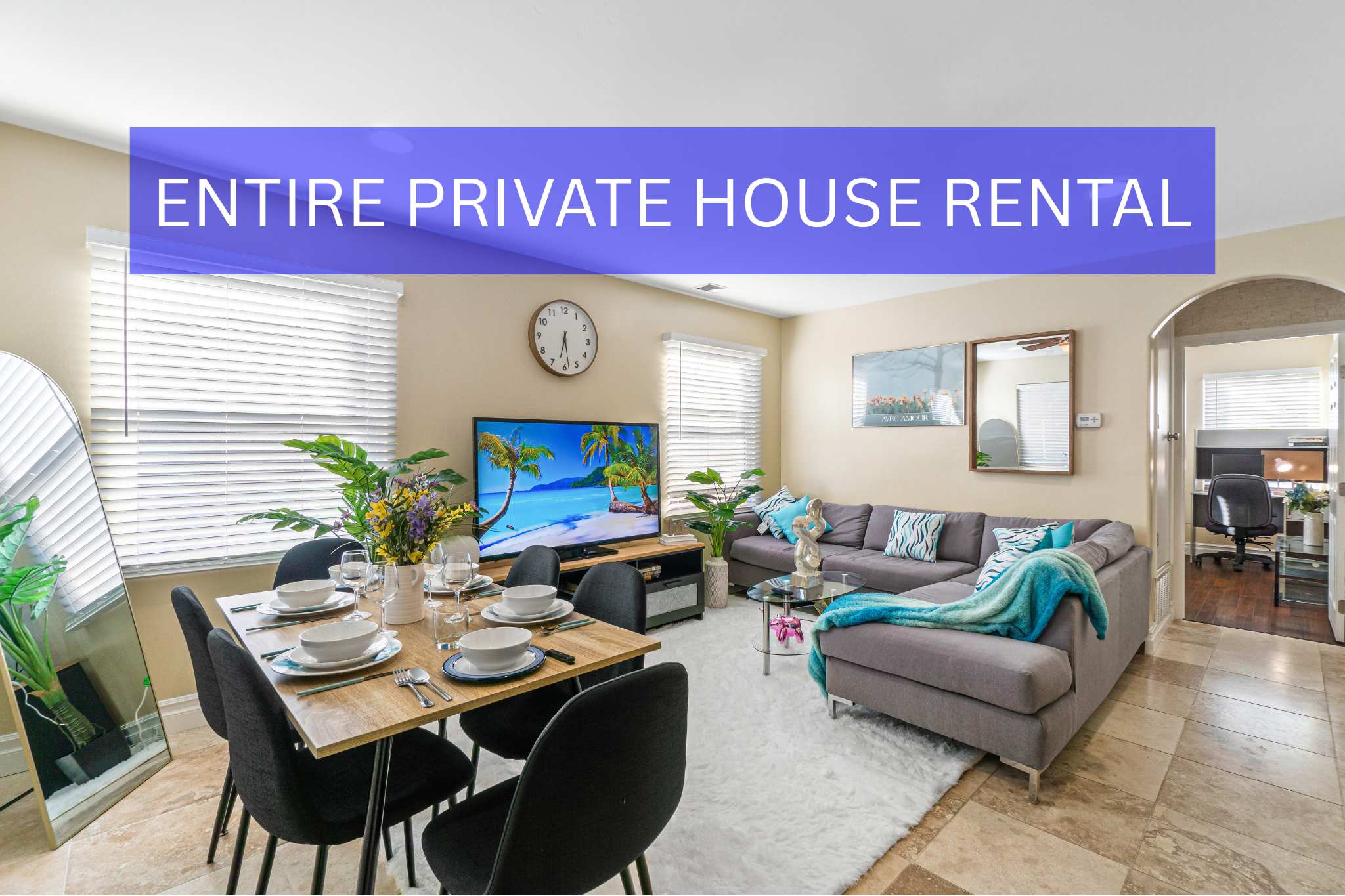 Ranch House, Backyard, Crib, King Bed, Parking, 3-br - San Diego, CA