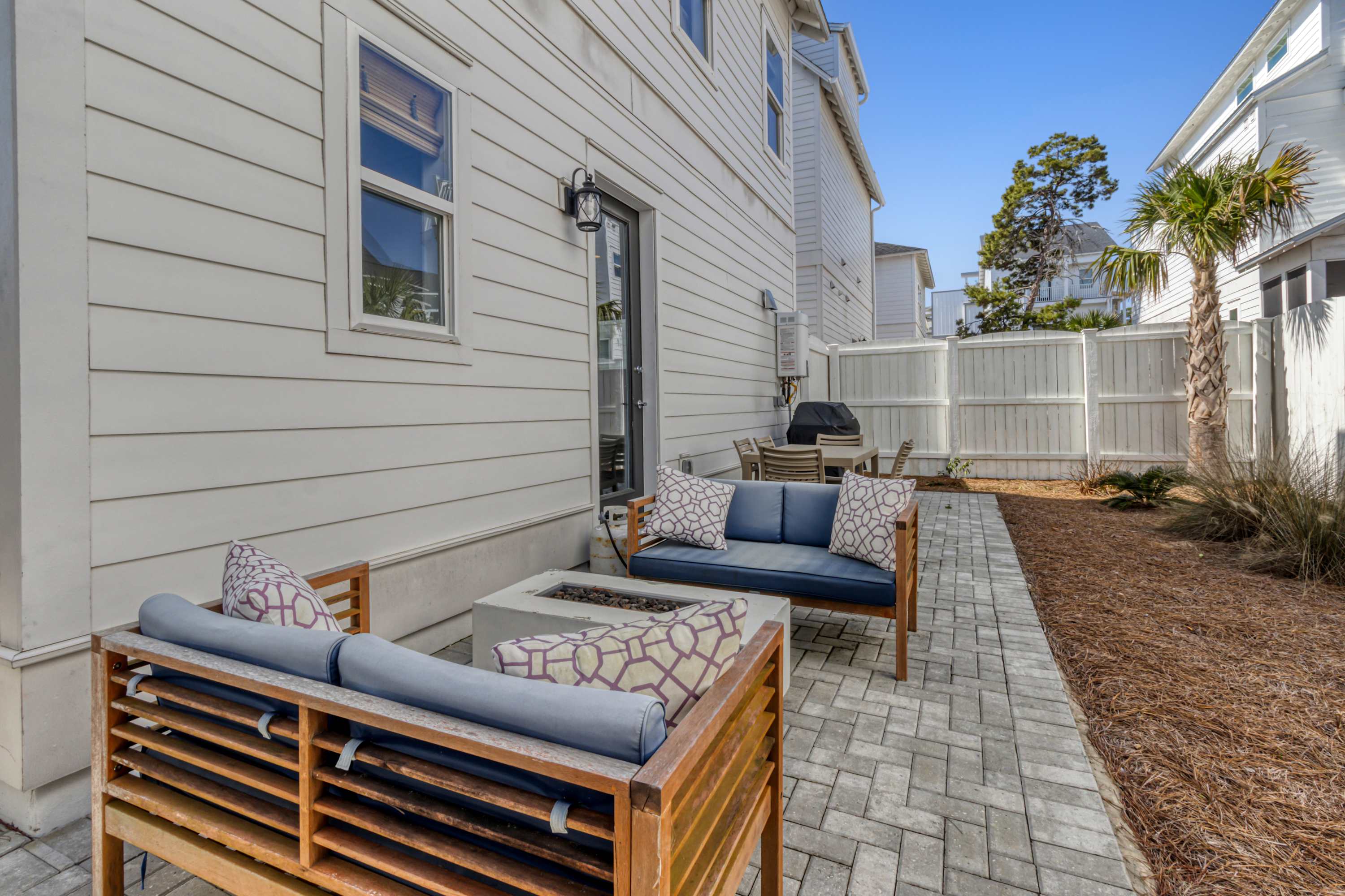 Modern Coastal Escape with Fire Pit & Pool Access