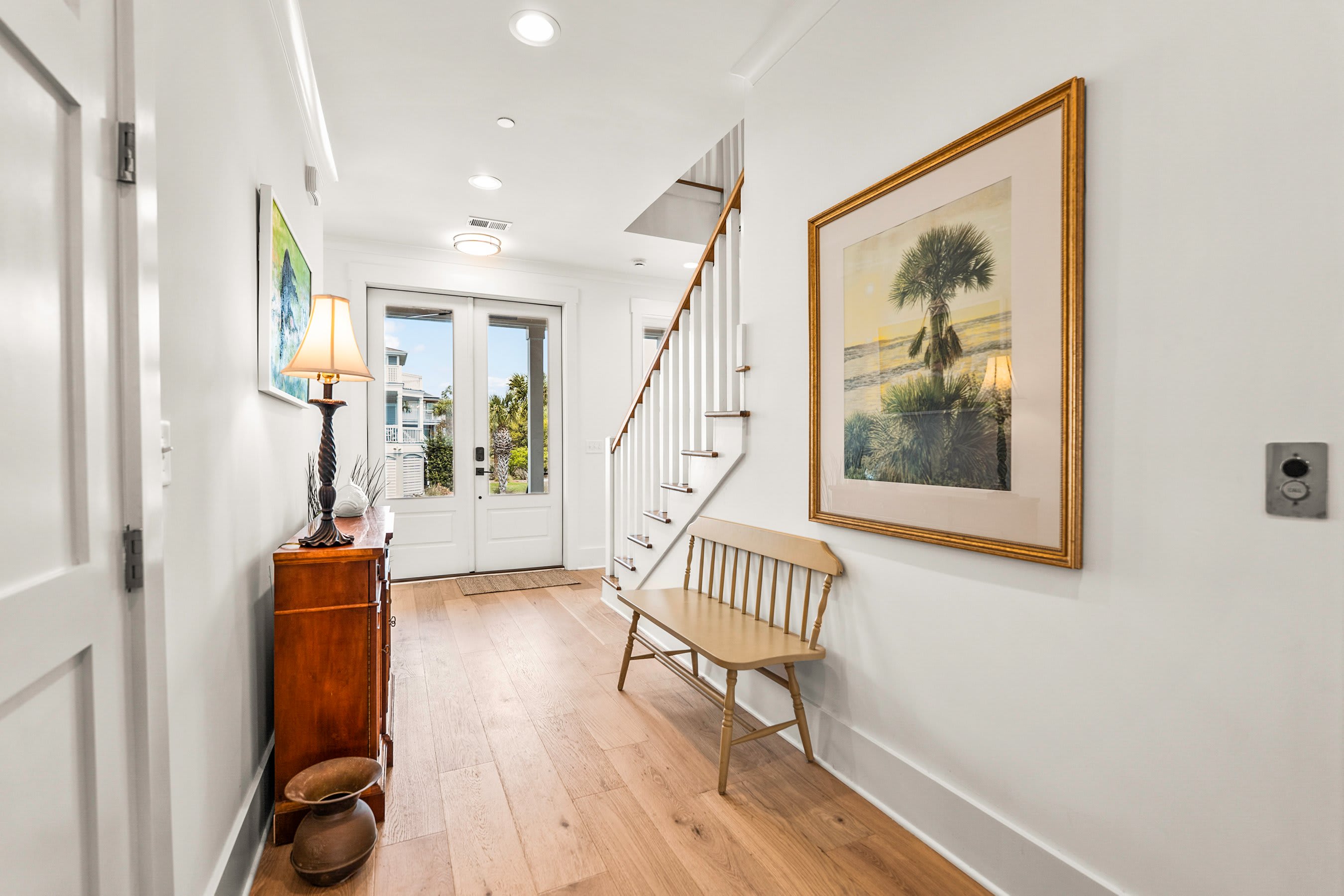 Hall to Front Door and 1st Floor Rooms