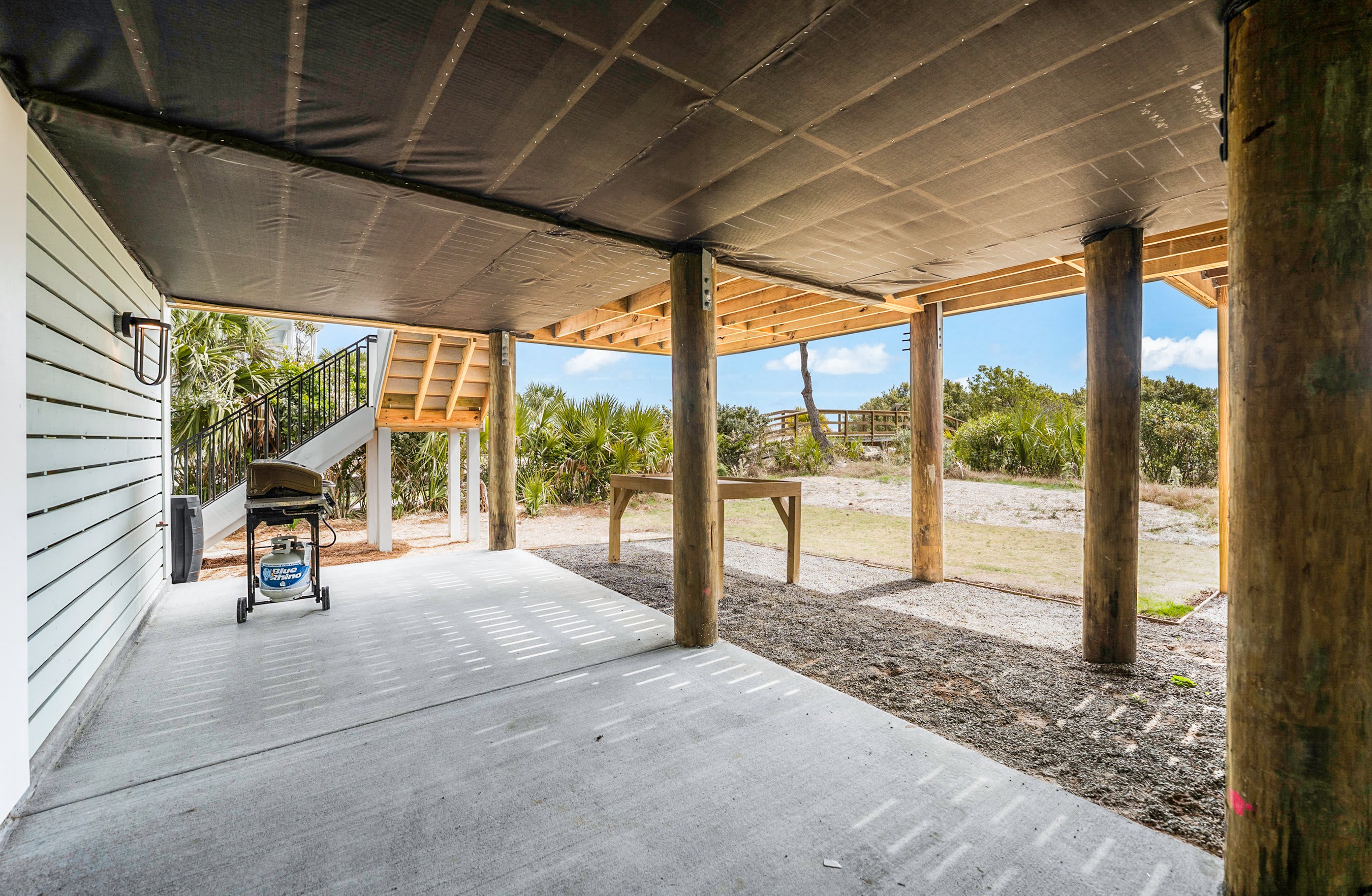 Back Patio with Grill