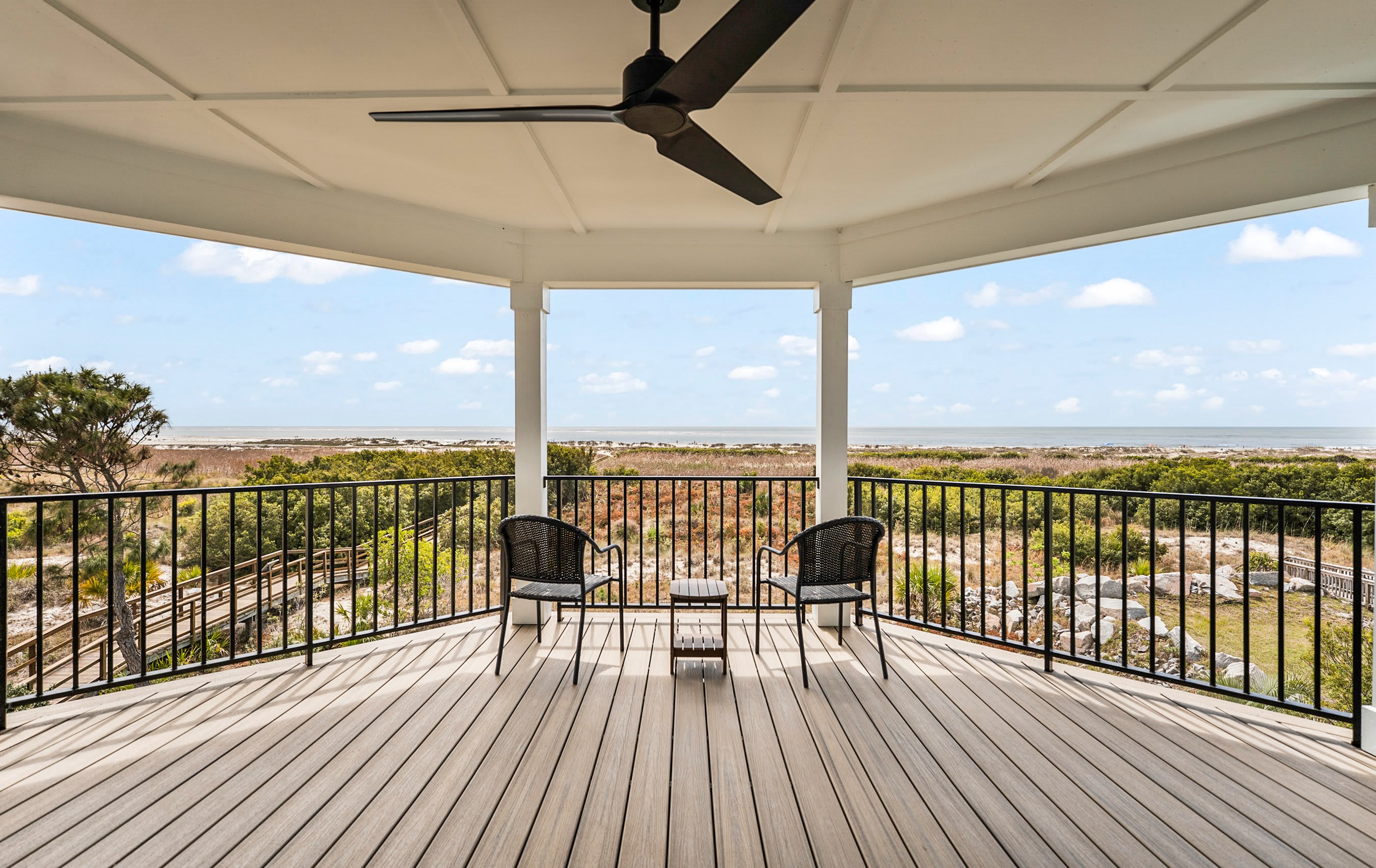 Upstairs Back Porch
