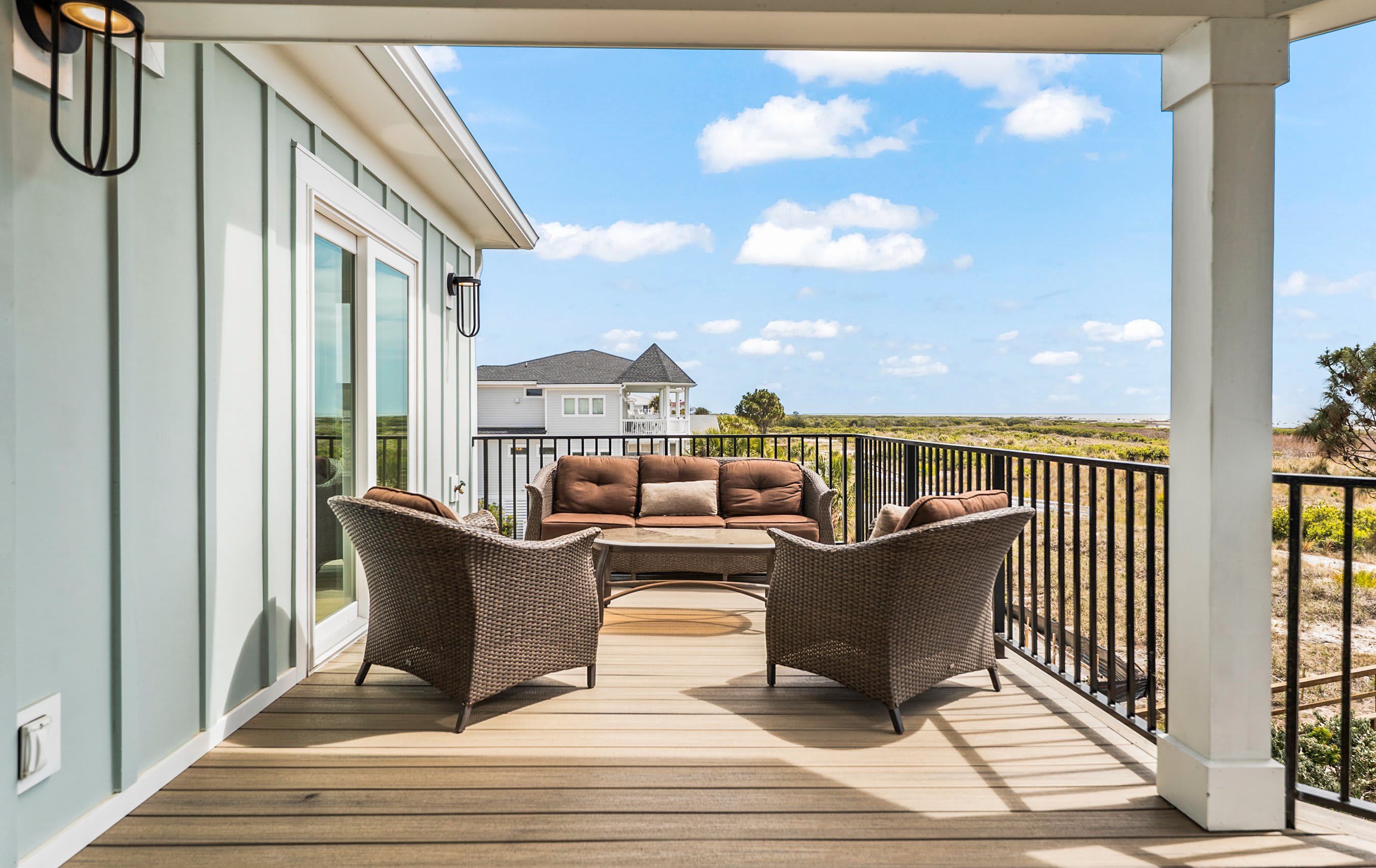 Upstairs Back Porch