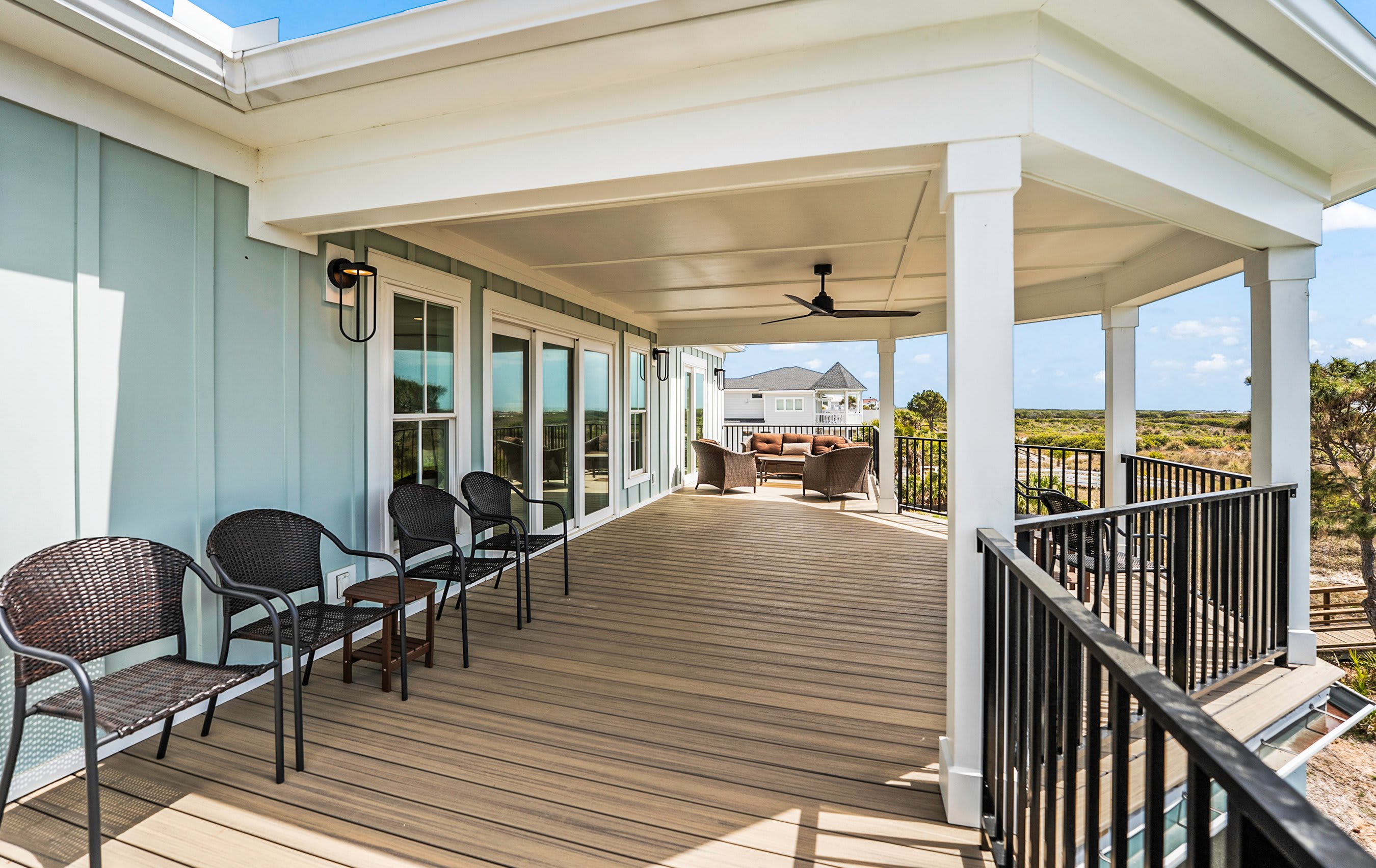 Upstairs Back Porch