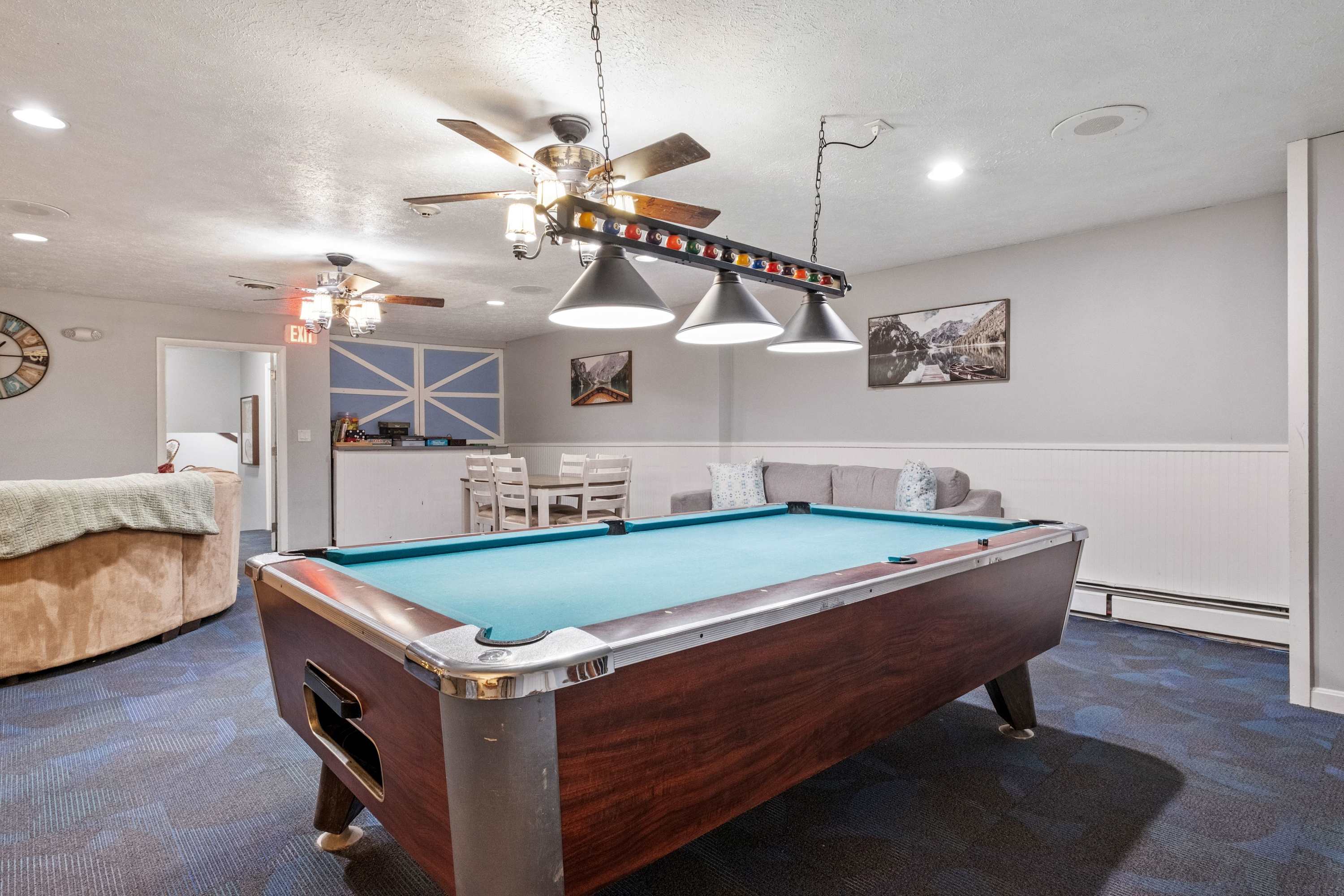 Head to the community game room for an exciting evening in​