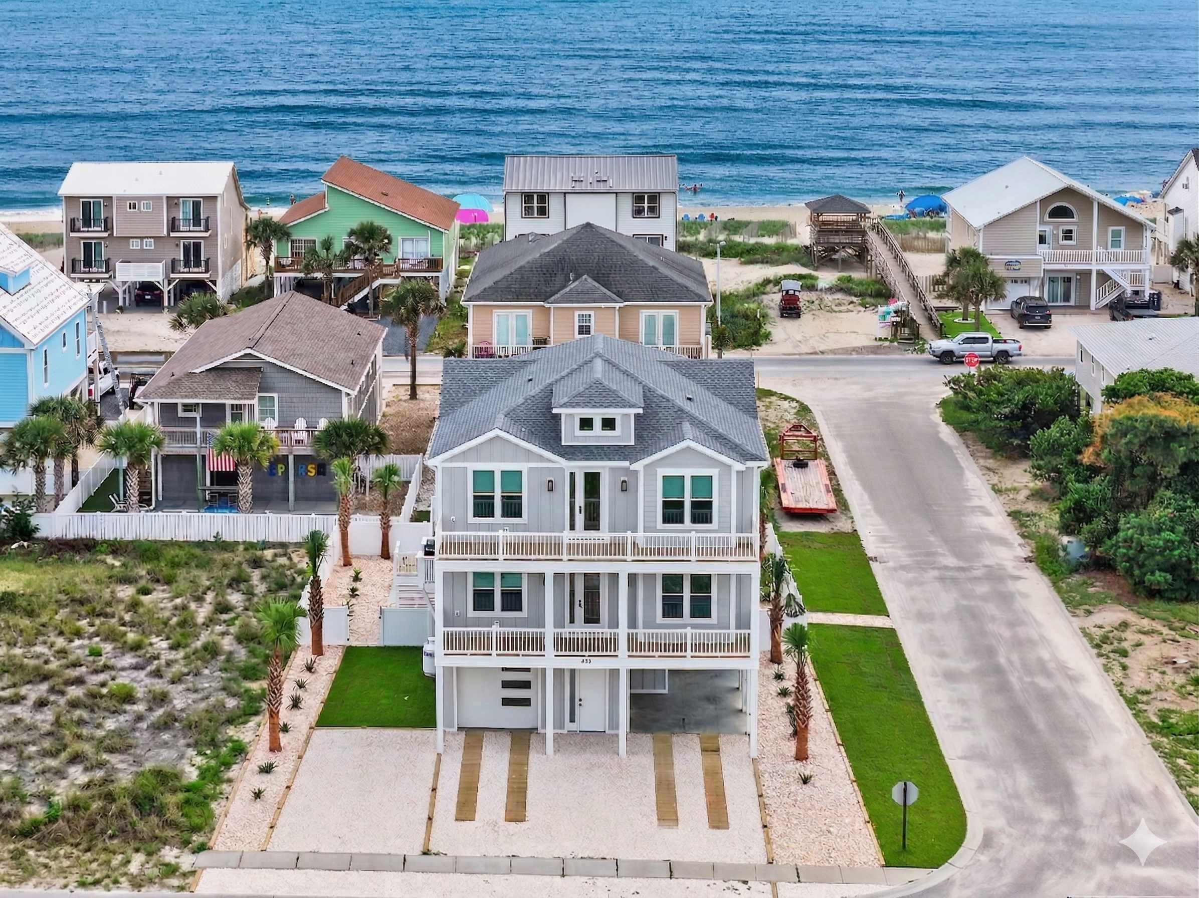 Brand New 2025 Home, Private Pool, Steps to beach