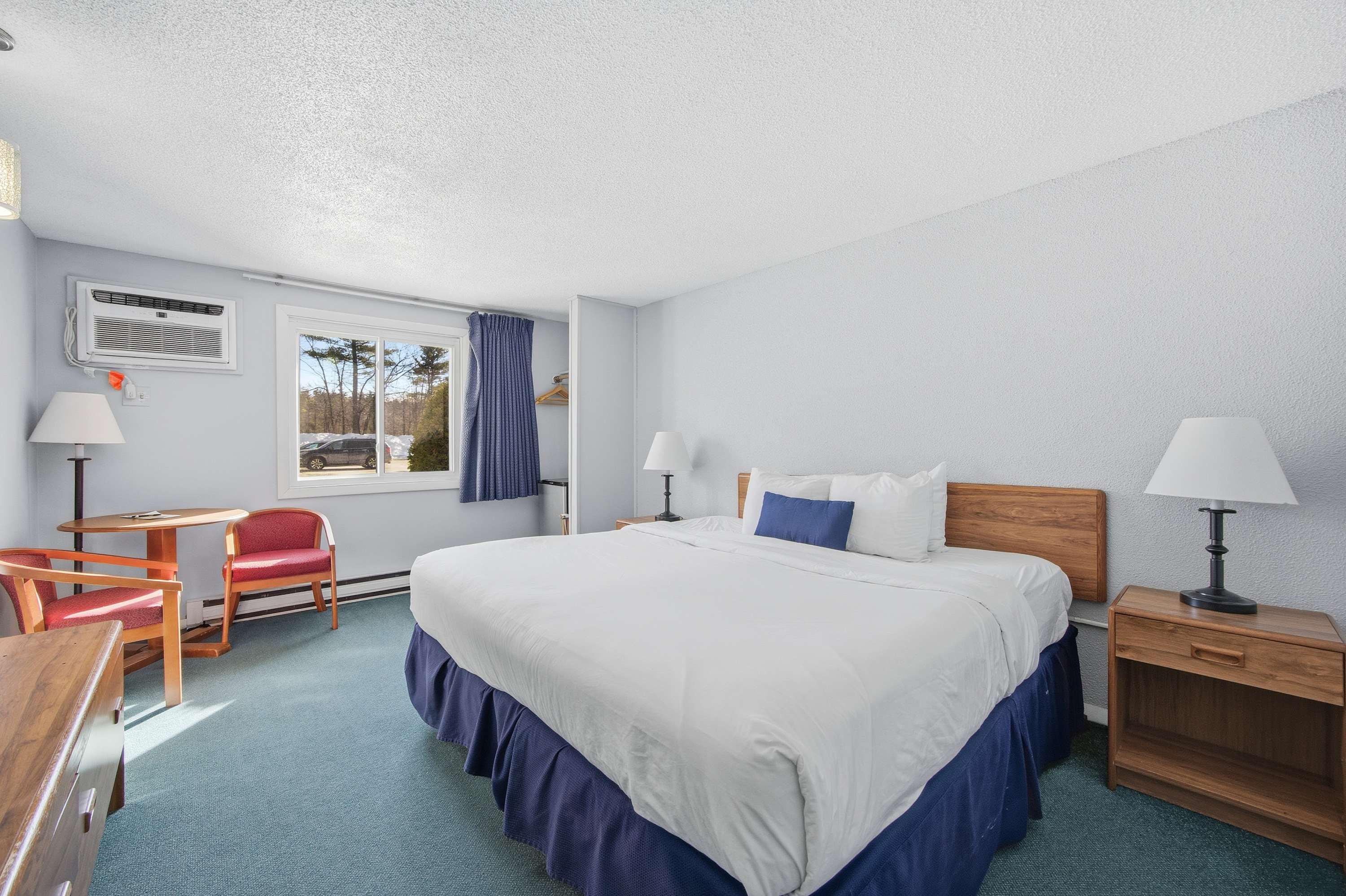 Recharge after a day spent exploring in this studio suite’s plush king bed​