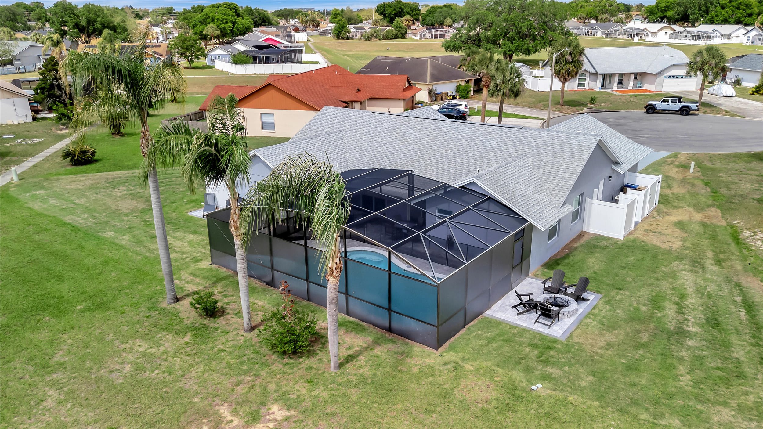 Private Arcade w/ Pool, Hot Tub, & Grill Sleeps 10
