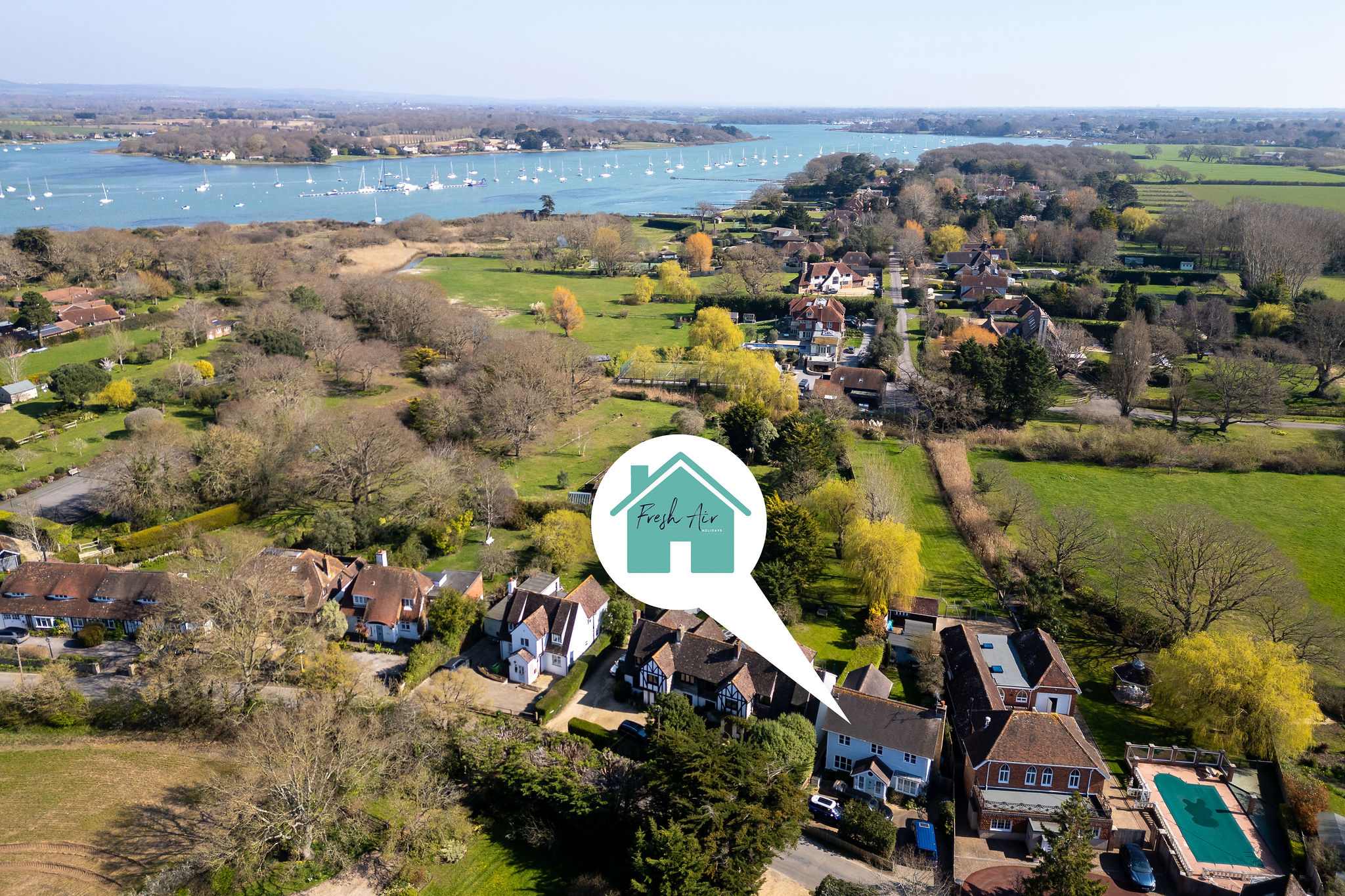 Peaceful village setting by Chichester Harbour