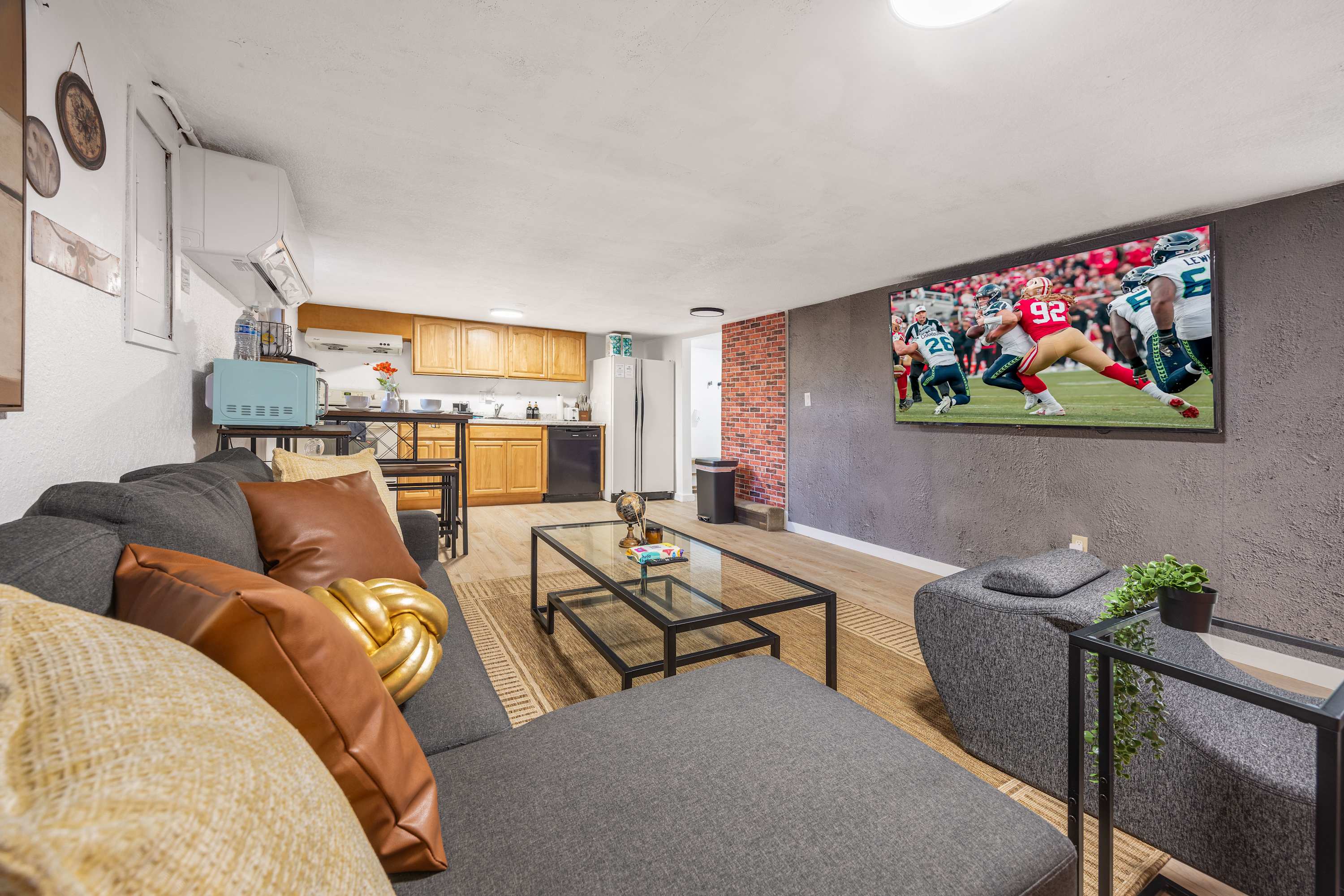 Modern 2BR Basement • Near LRT • Parking
