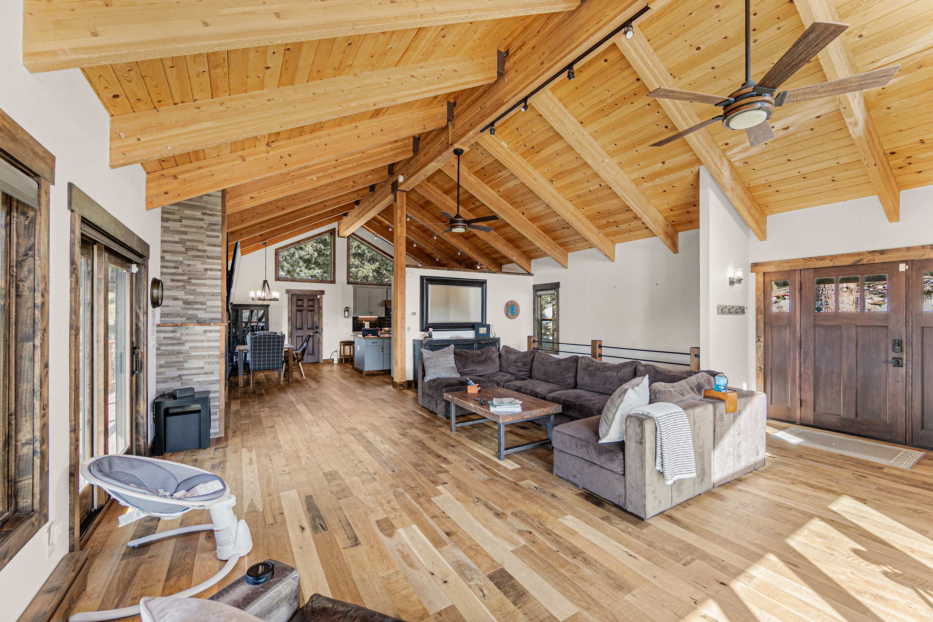 Spacious, sun-filled living designed for relaxing and entertaining