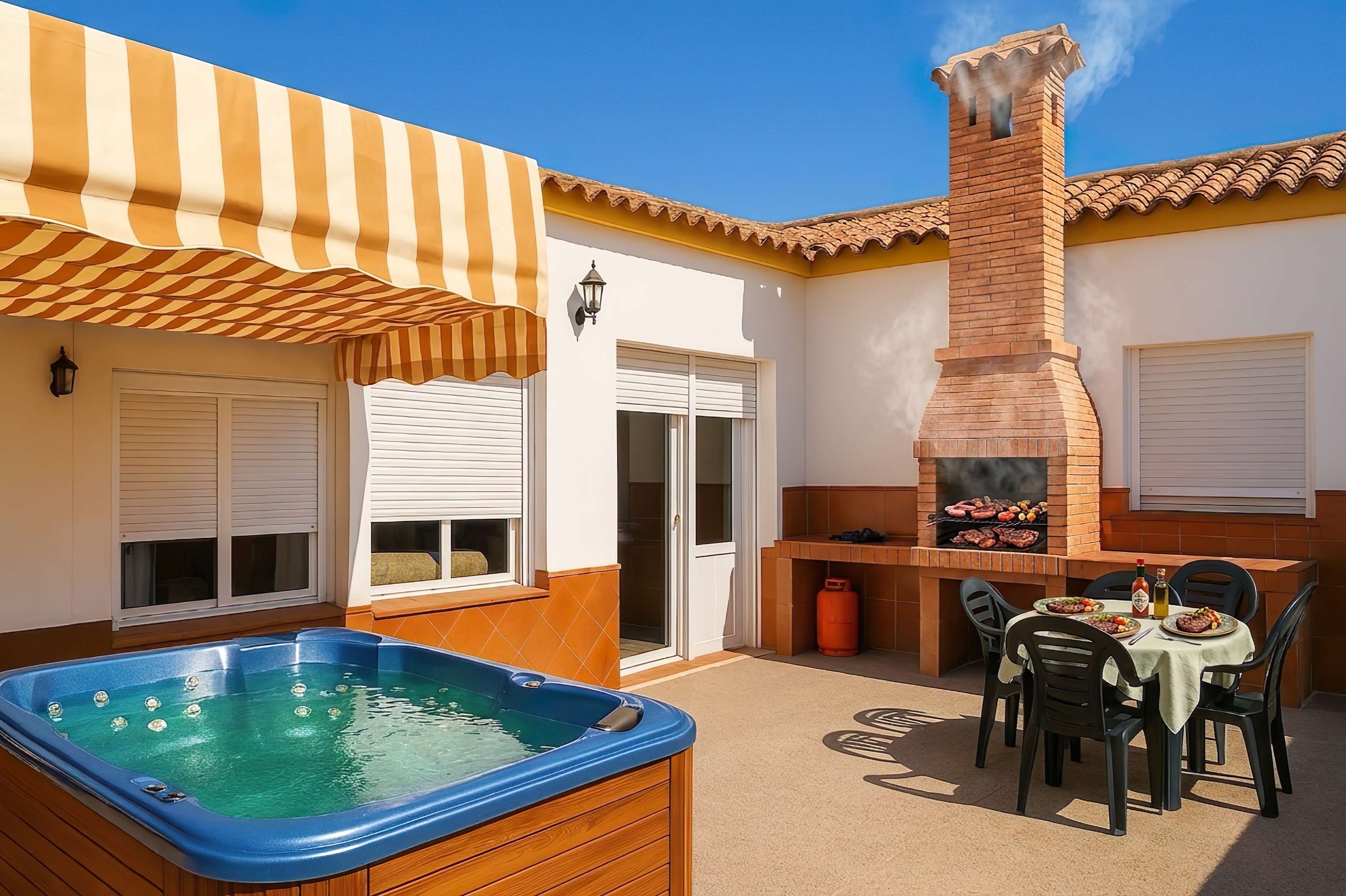 El Palmar Terraza y Jacuzzi exterior agua caliente cerca de la playa - image 1